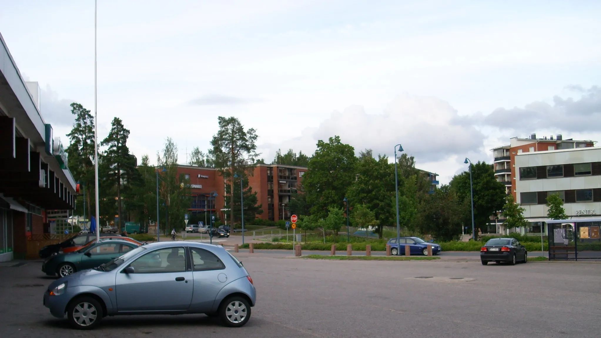 Photo showing: View to central Nummela in Vihti, Finland.