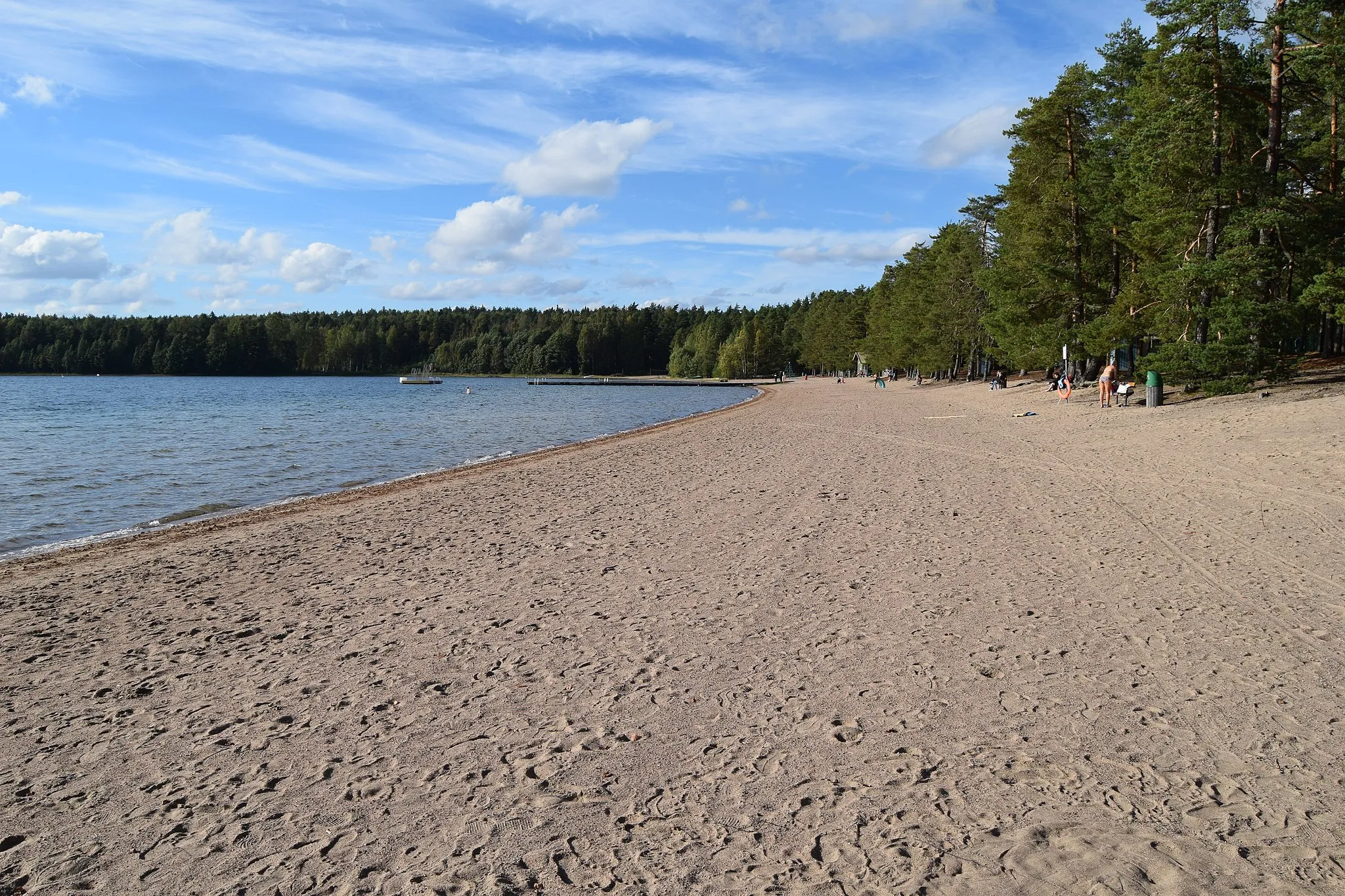 Photo showing: Sääksjärvi (Nurmijärvi) beach