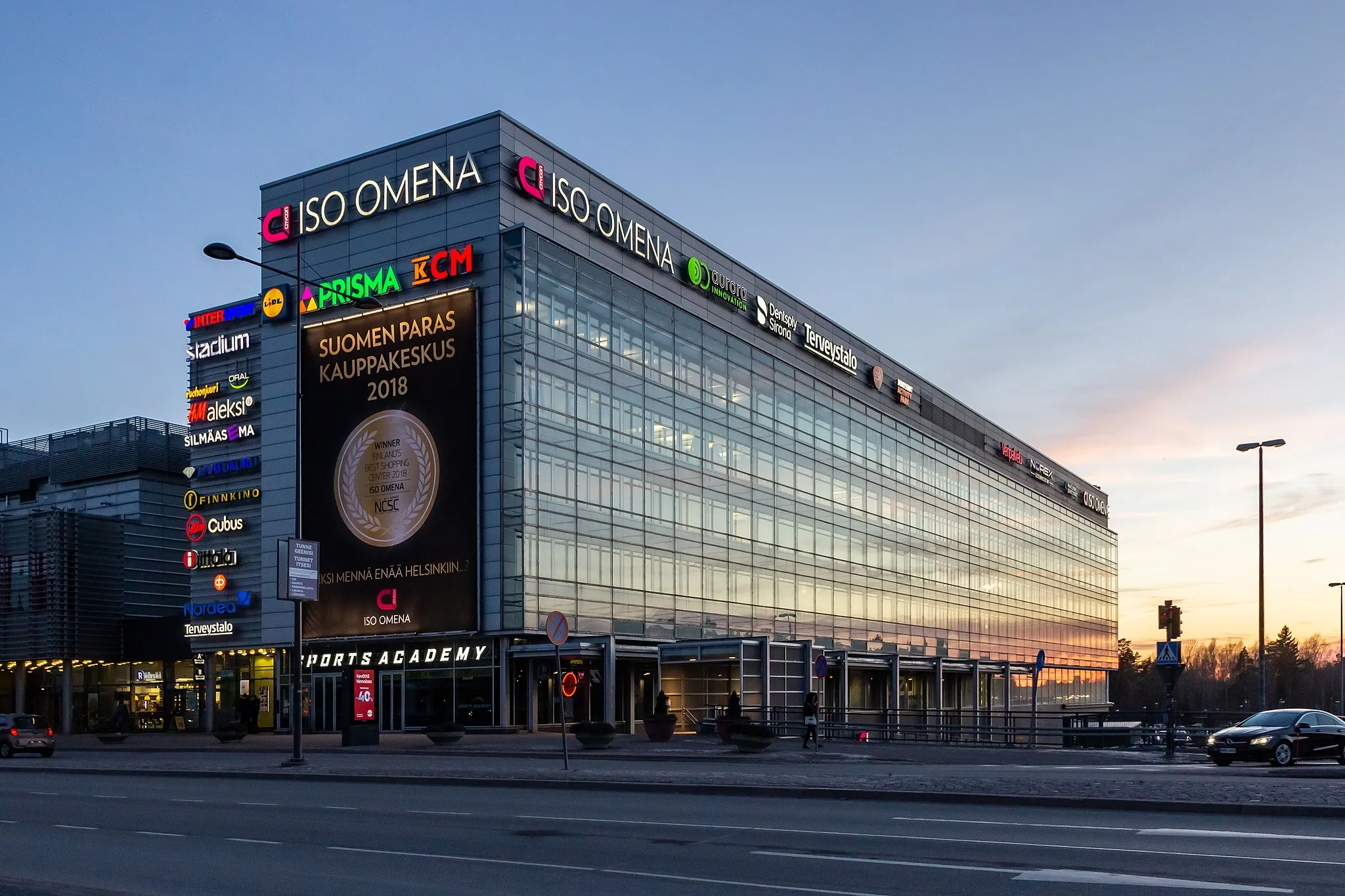 Photo showing: Iso Omena shopping centre in Matinkylä, Espoo, Finland.