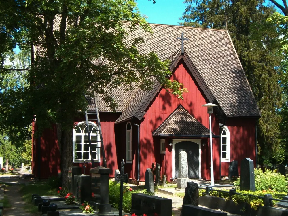 Photo showing: Sammatti Church in Lohja, Finland.
