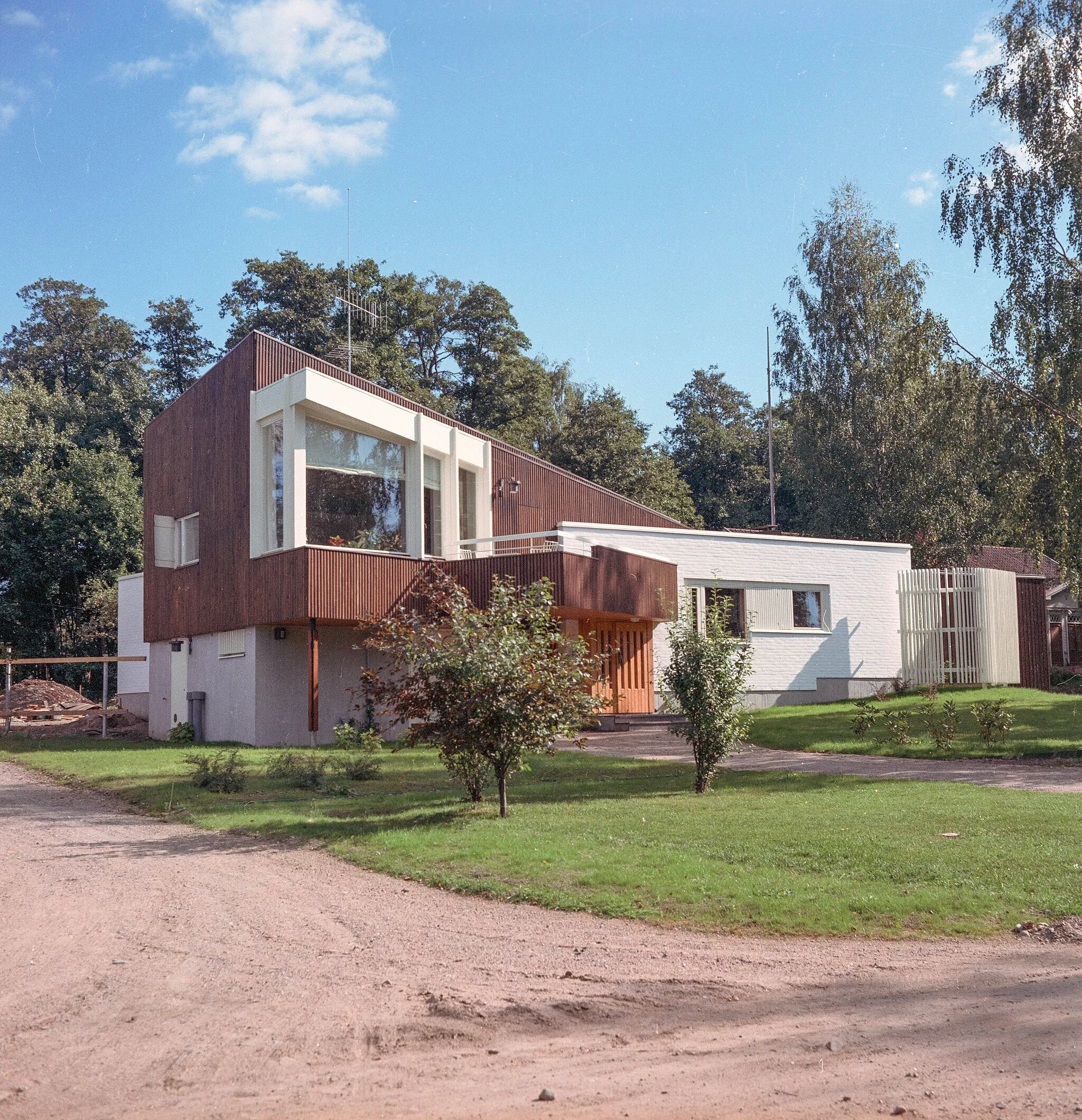 Photo showing: Villa Skeppet, Göran och Christine Schildts hus i Ekenäs, ritat av Alvar Aalto.