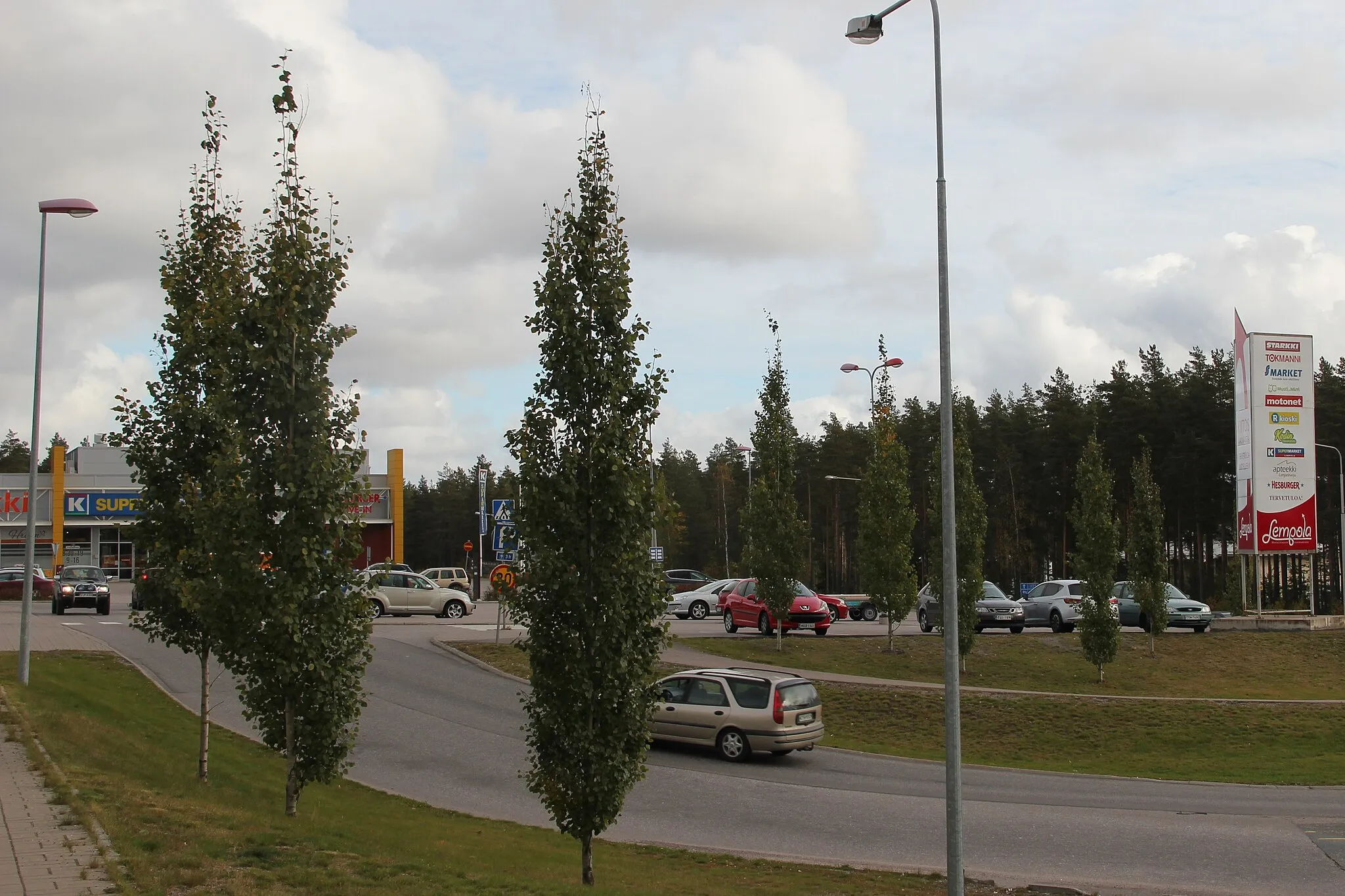 Photo showing: Mall in Lempola, Lohja, Finland. September 2016