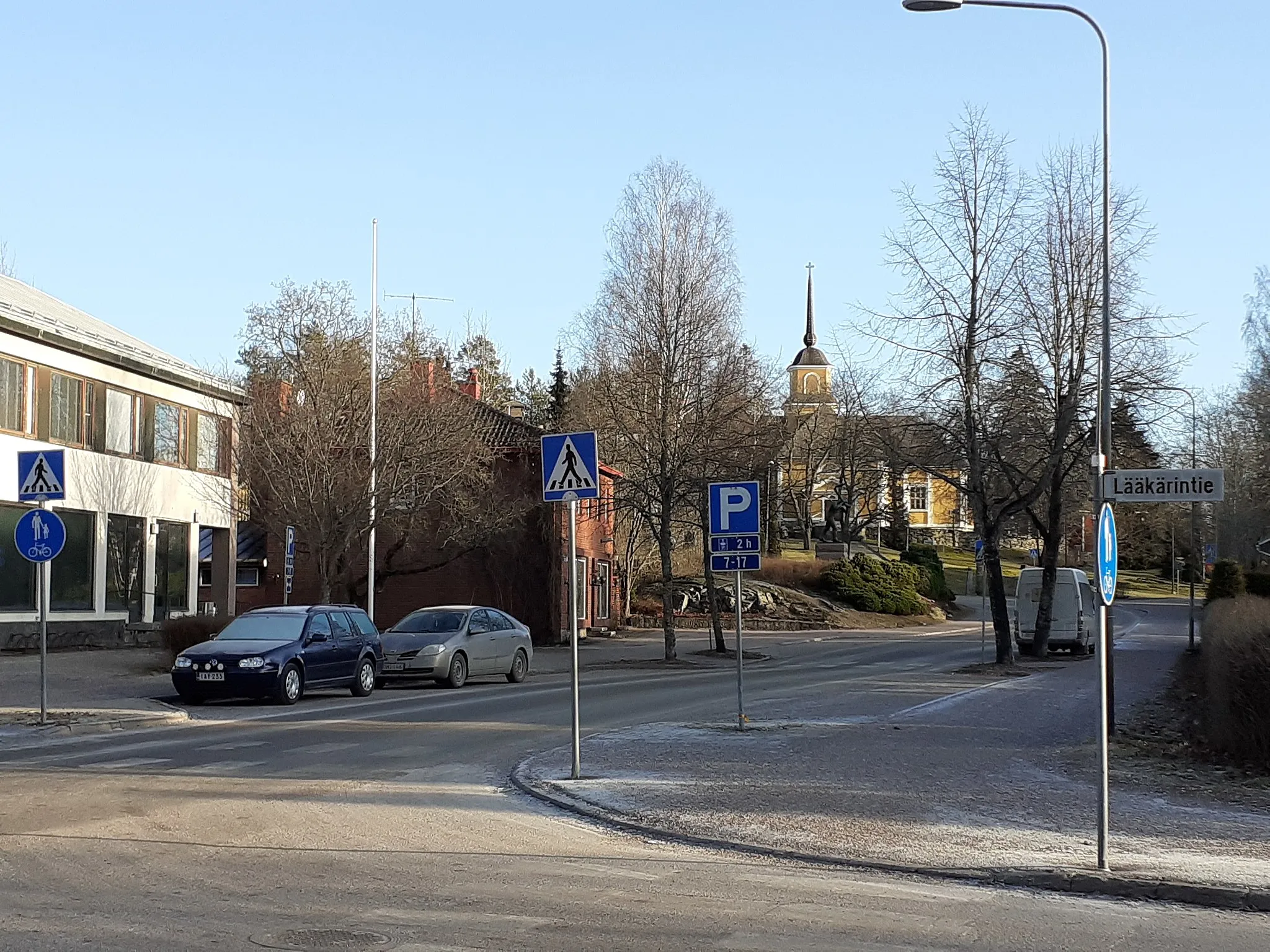 Photo showing: A village street in Nurmijärvi.