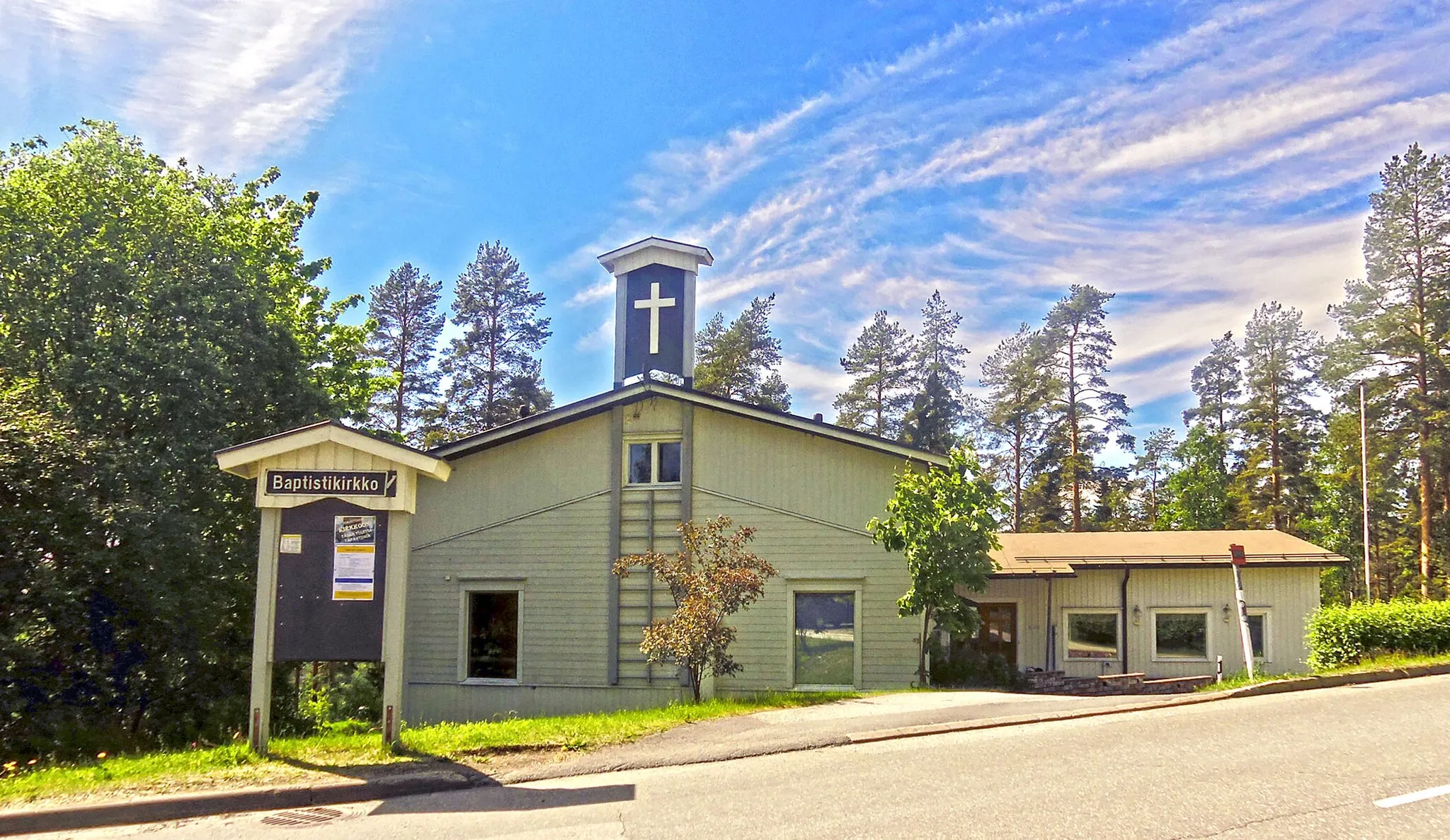 Photo showing: Baptist Church Vaajakoski in Jyväskylä.