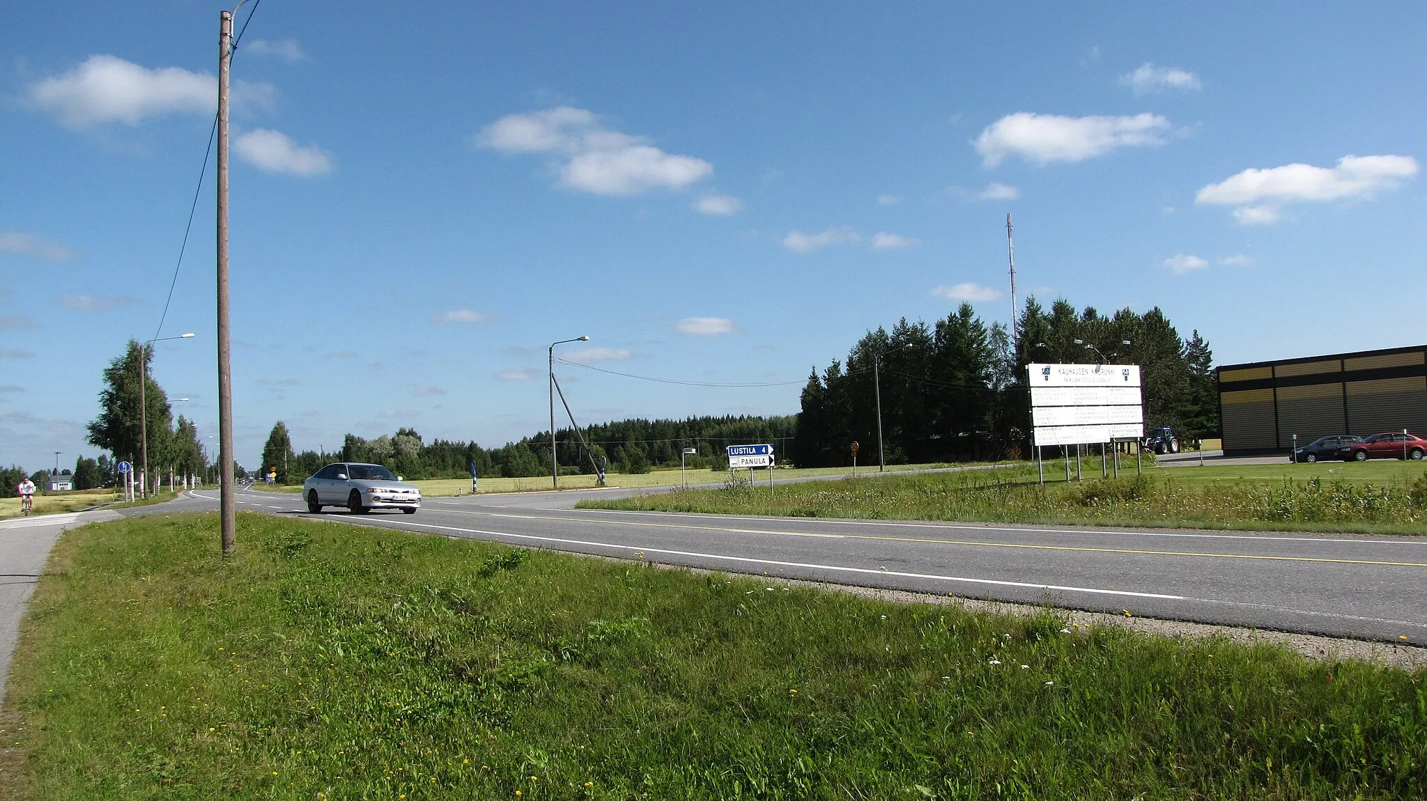 Photo showing: National road 44 in Panula village, Kauhajoki, Finland.