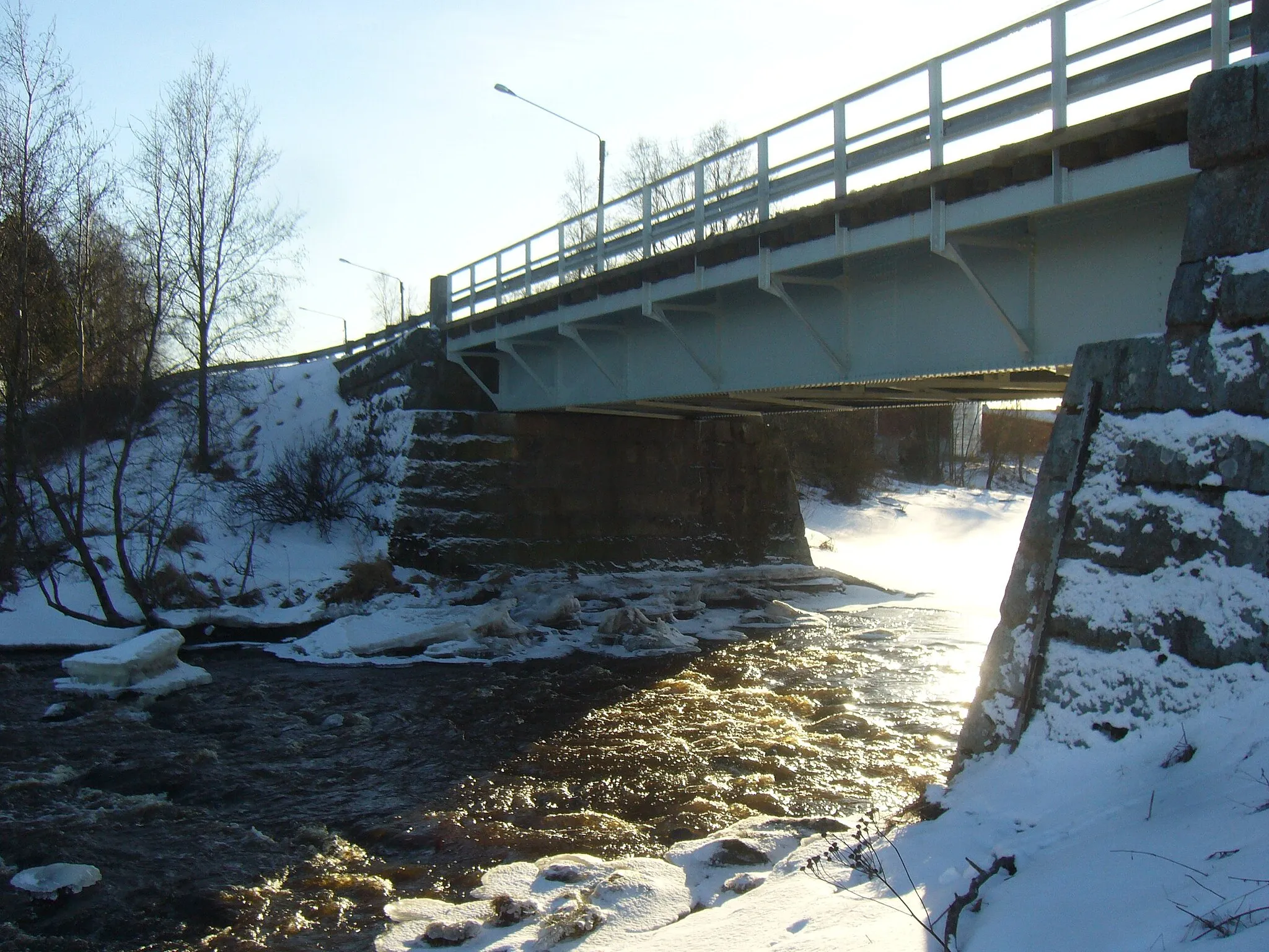 Photo showing: Kainastonjoki river in Kauhajoki, Finland.