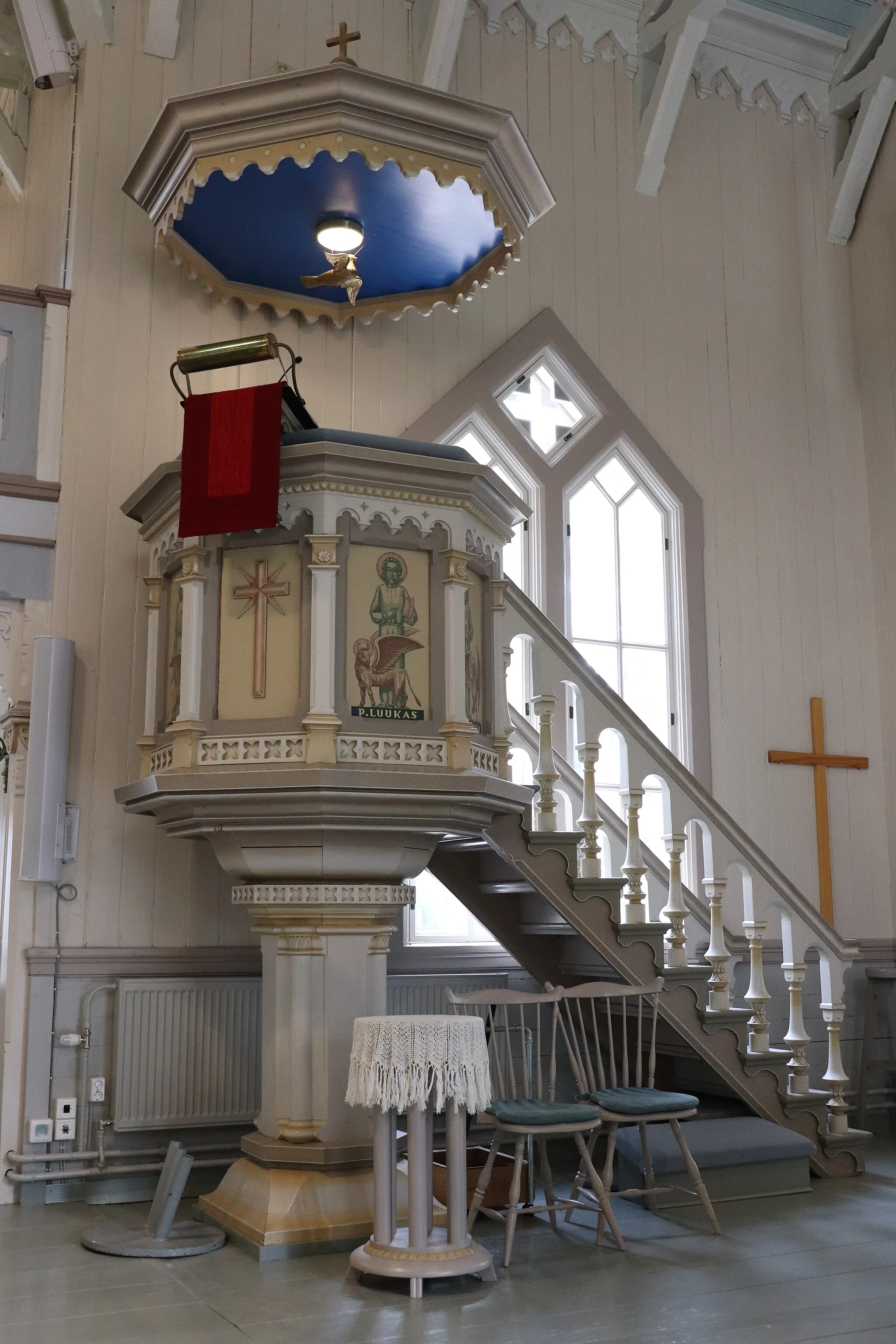 Photo showing: Interior of Köyliö Church in Köyliö, Finland.