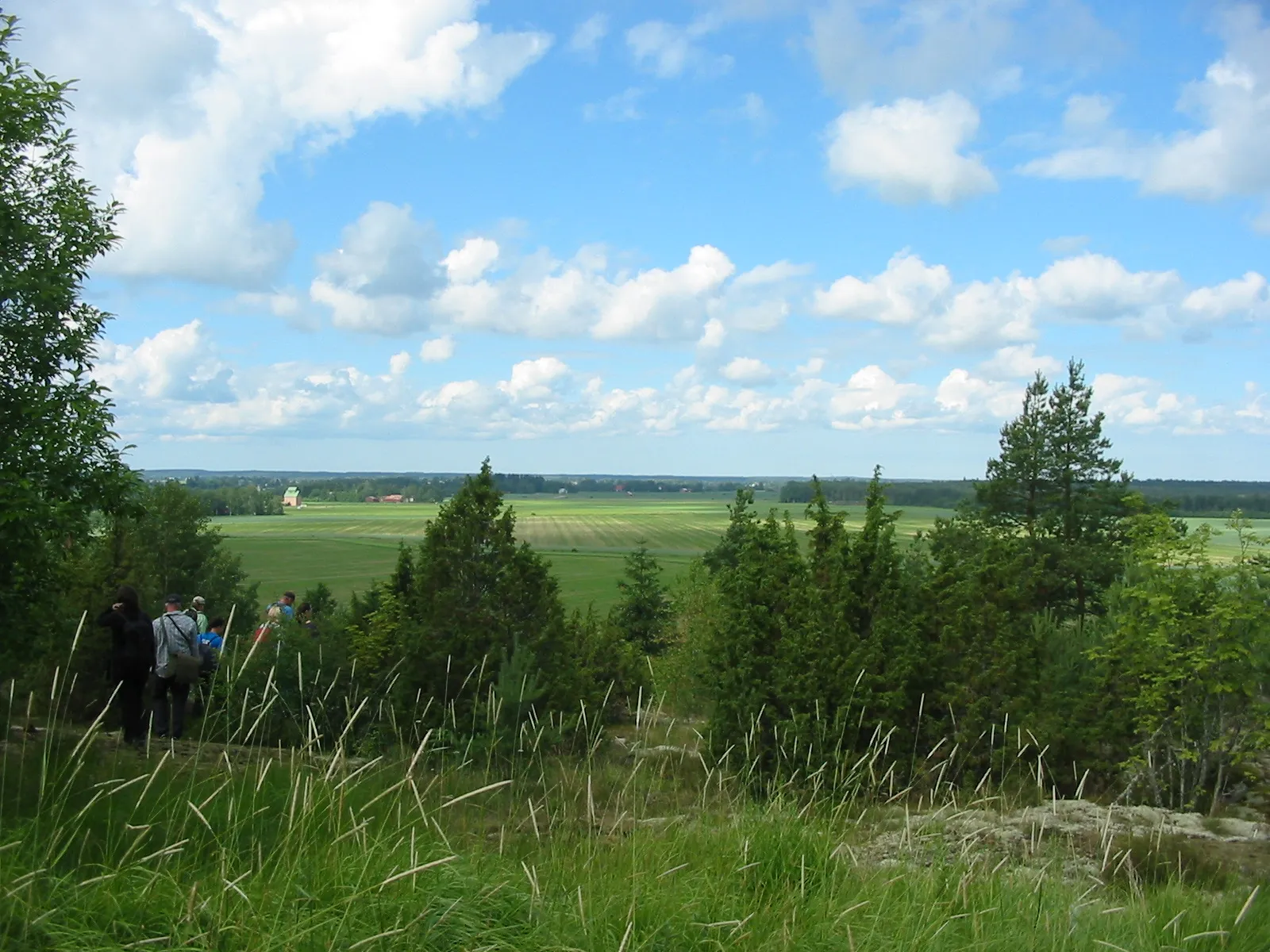 Photo showing: Näkymä Kokemäen Orjapaaden kallioilta länteen.