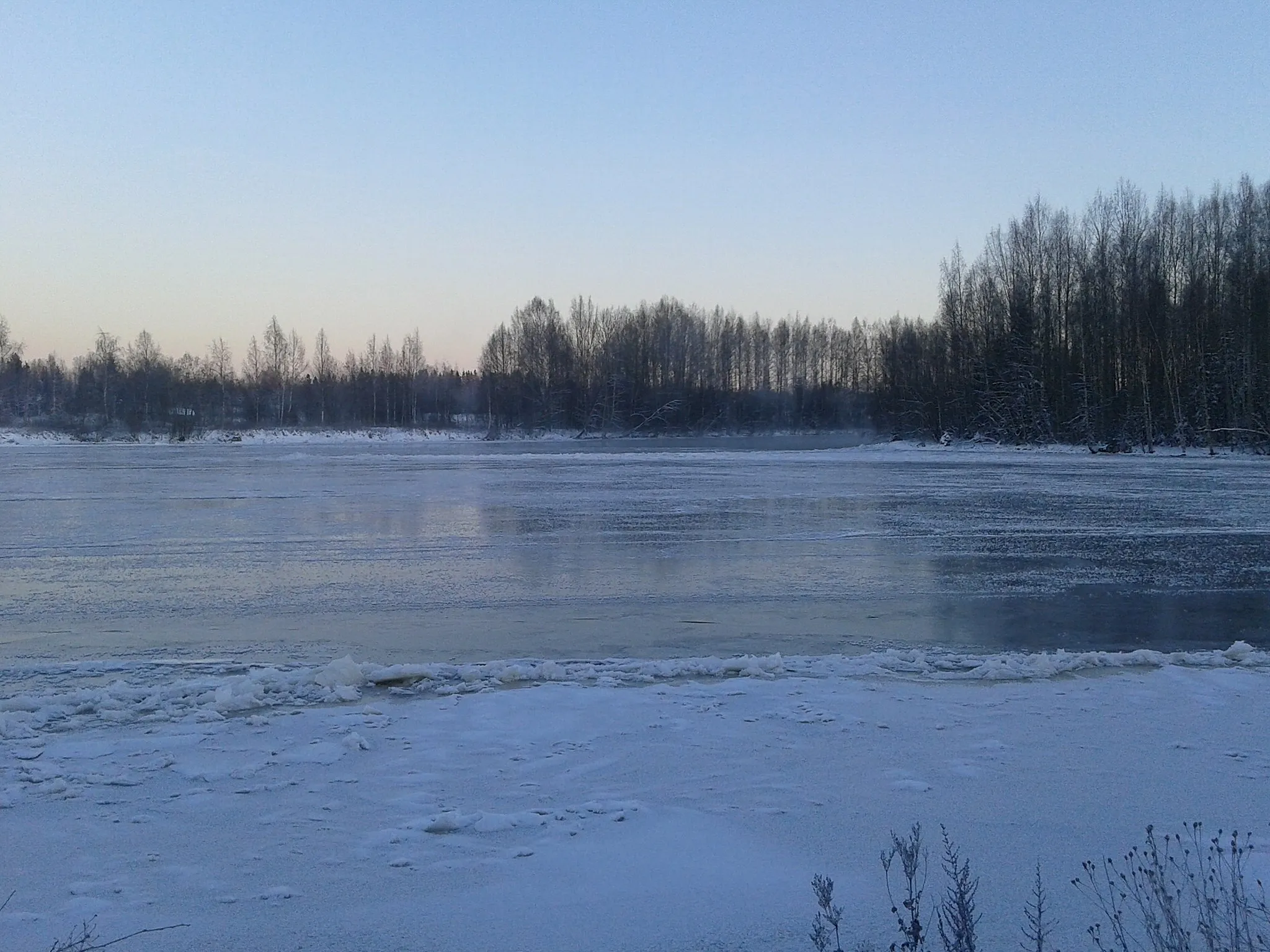 Photo showing: Kokemäenjoki River in Winter