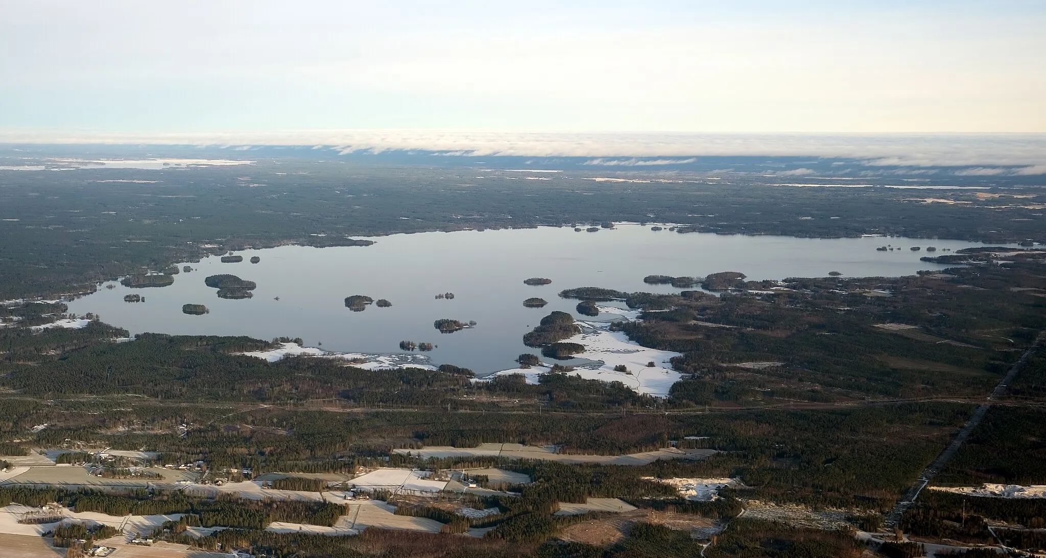 Photo showing: Lake Sääksjärvi, Kokemäki, Finland.