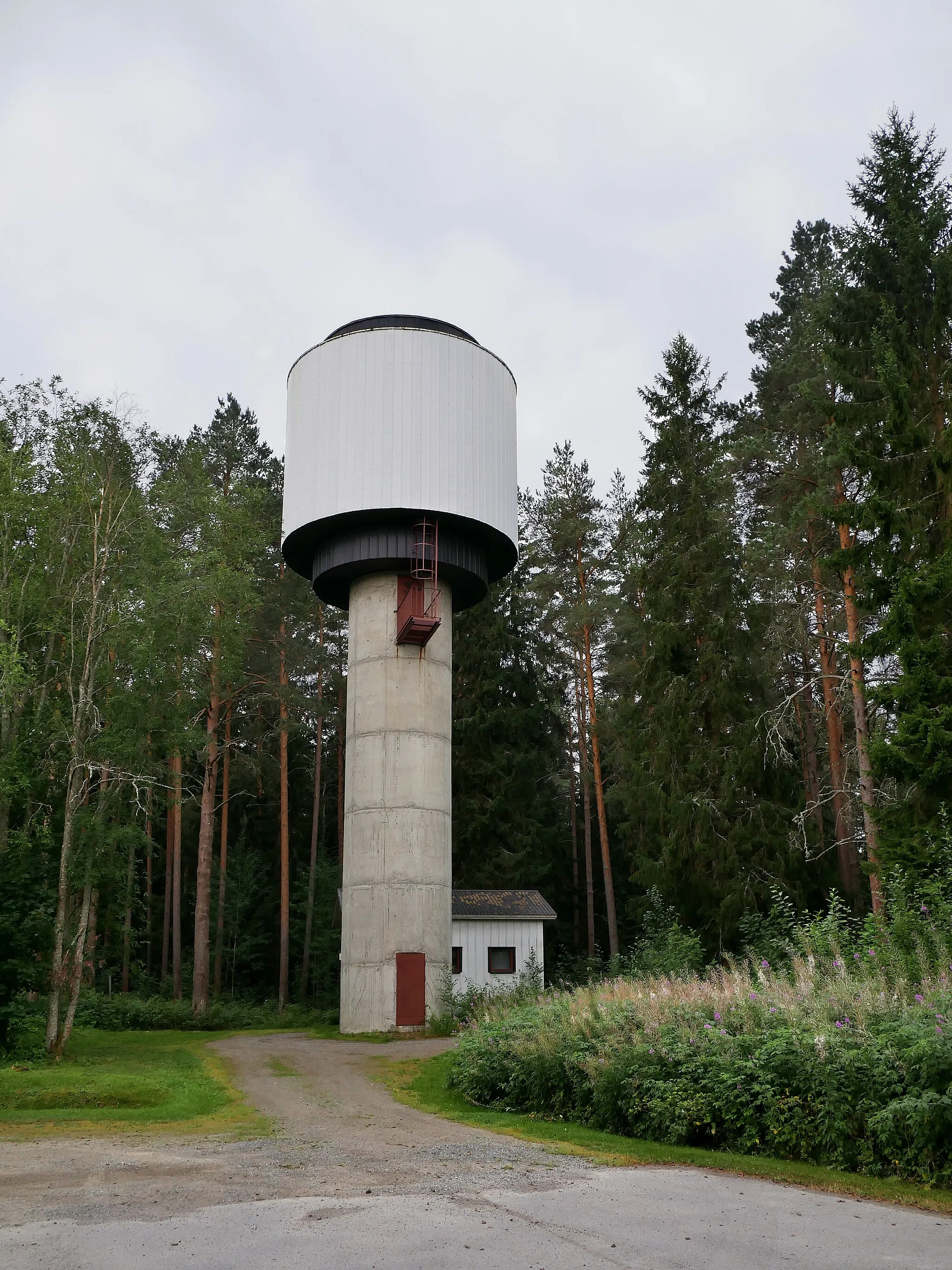 Photo showing: Water tower in Lappajärvi, Finland.