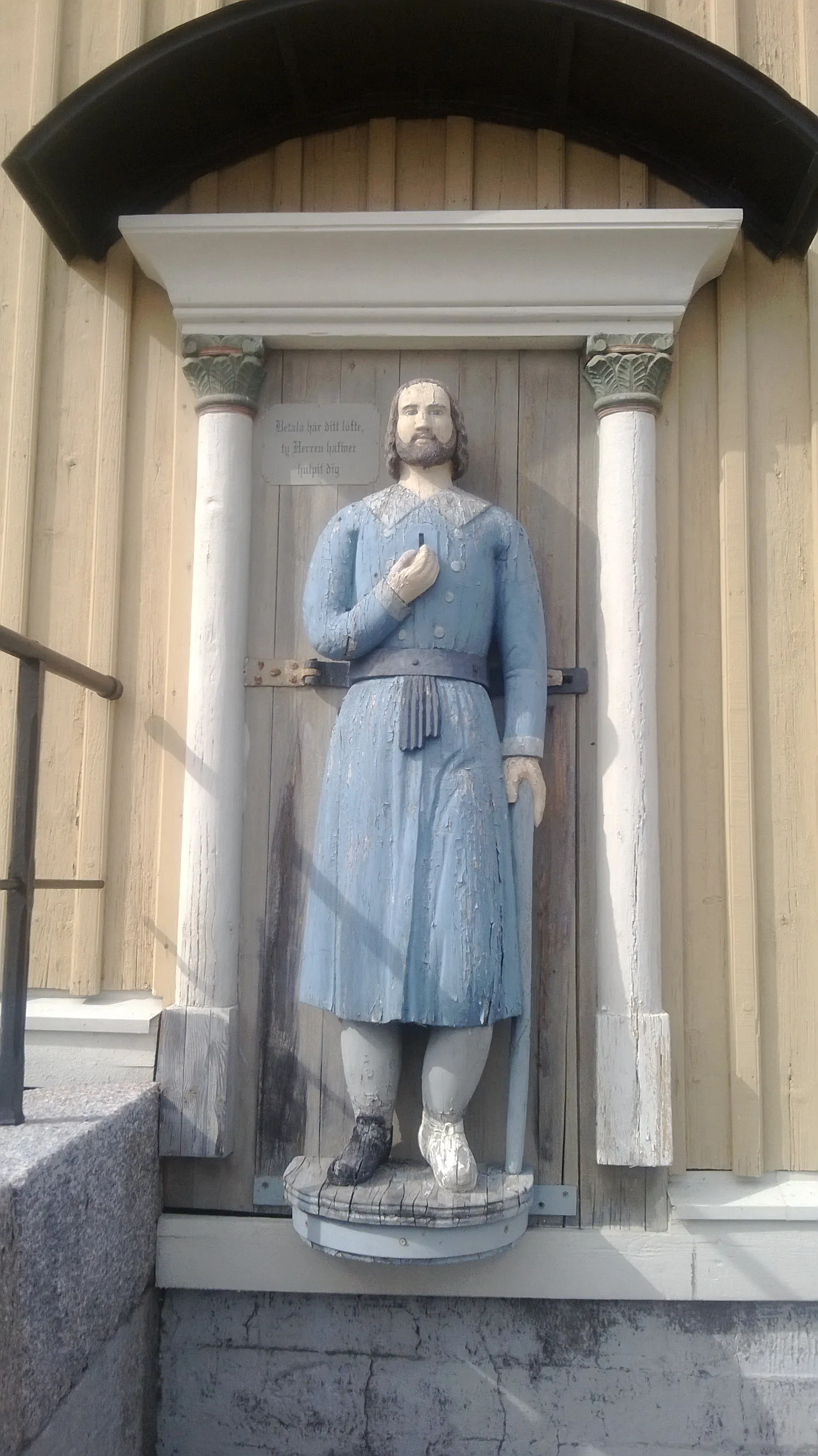 Photo showing: Poor man statue, representing a soldier in the War of Finland