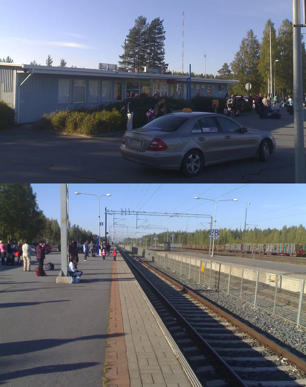 Photo showing: Parkano train station in 2006