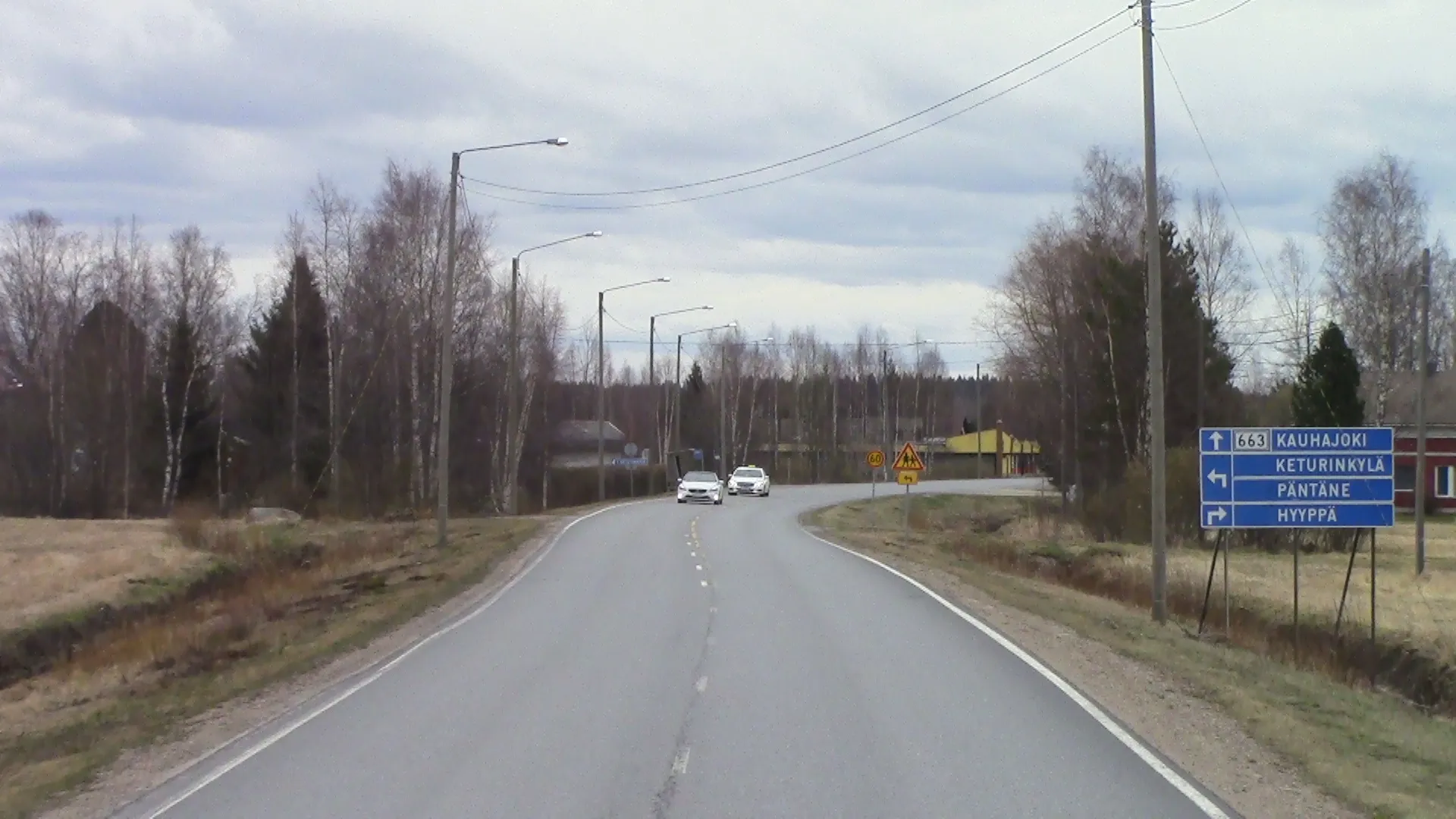 Photo showing: Finnish regional road 663 at Päntäne in Kauhajoki, Southern Ostrobothnia. The road runs from Kristiinankaupunki to Kauhajoki.