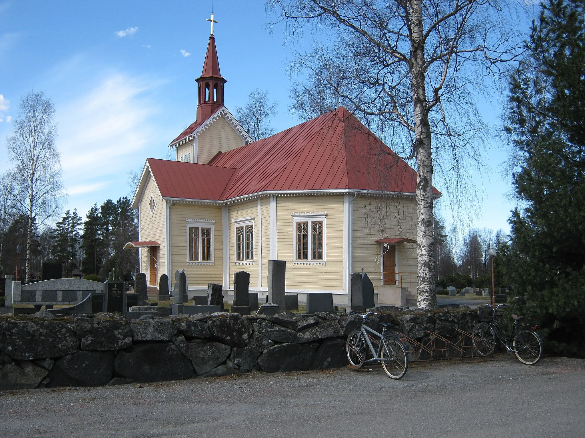 Photo showing: Harjavalta old church, Finland.