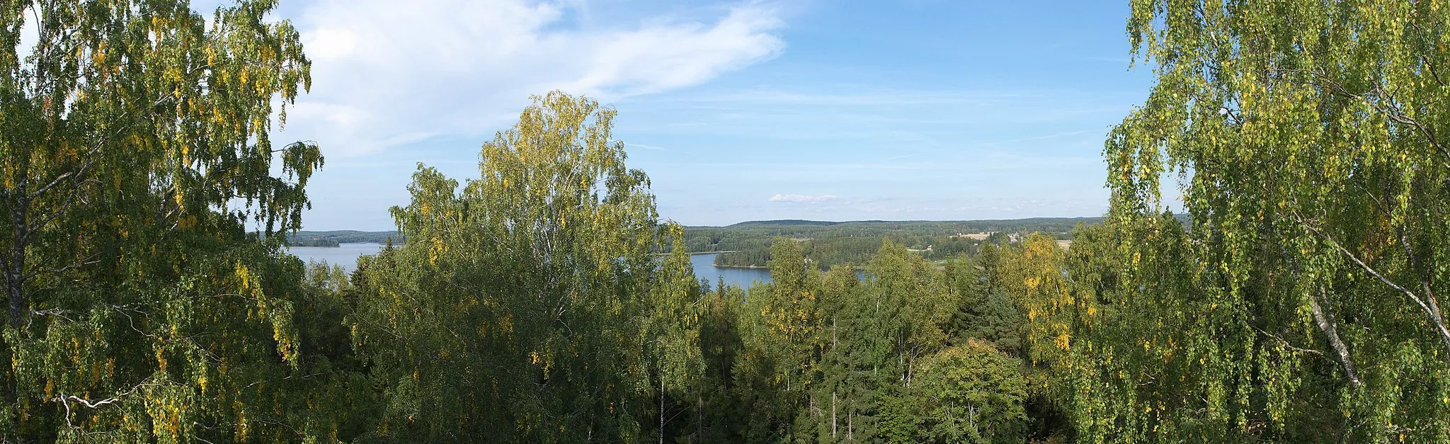 Photo showing: Längelmävesi from Vehoniemi observation tower