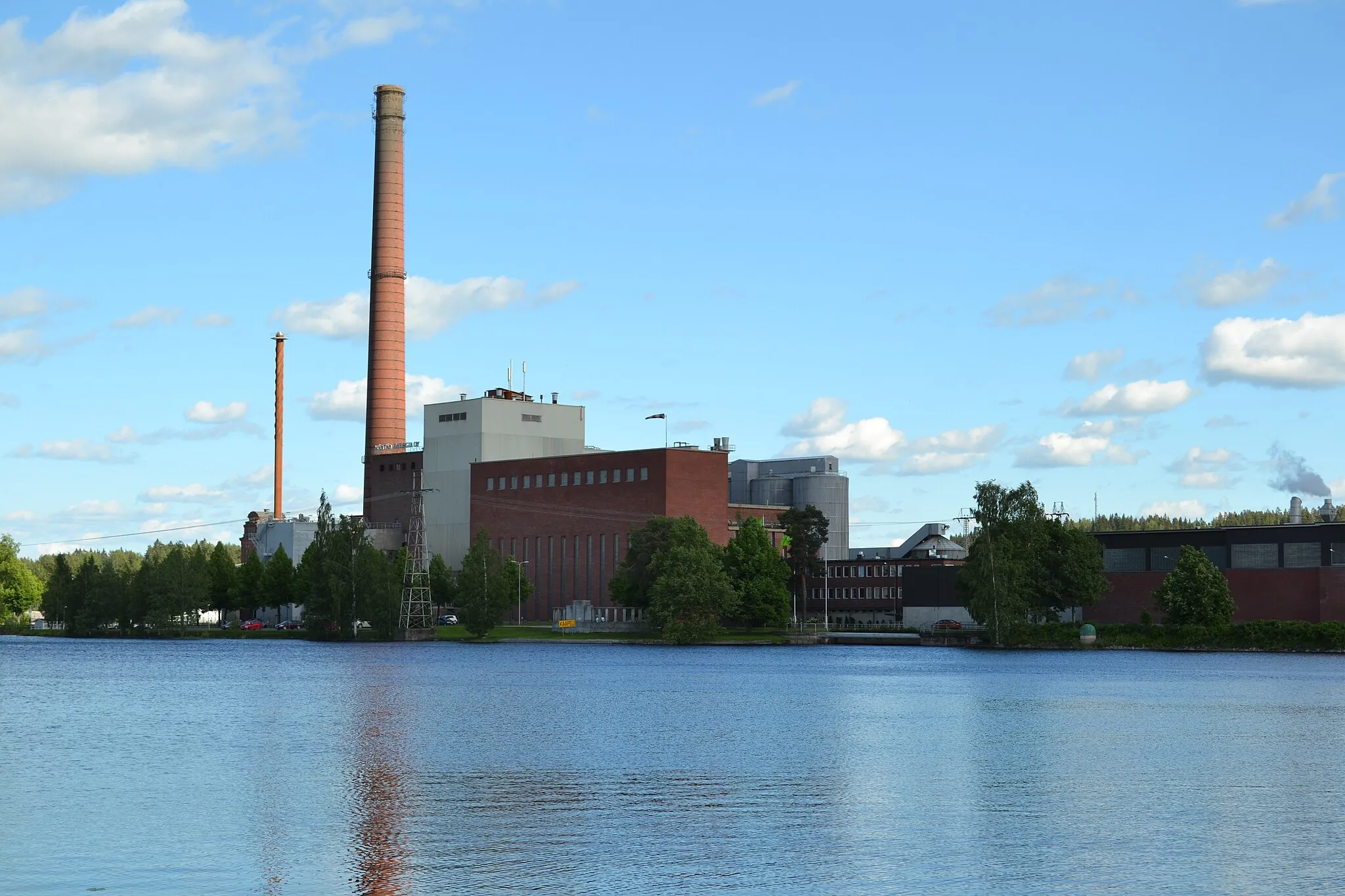 Photo showing: Mänttä paper mill