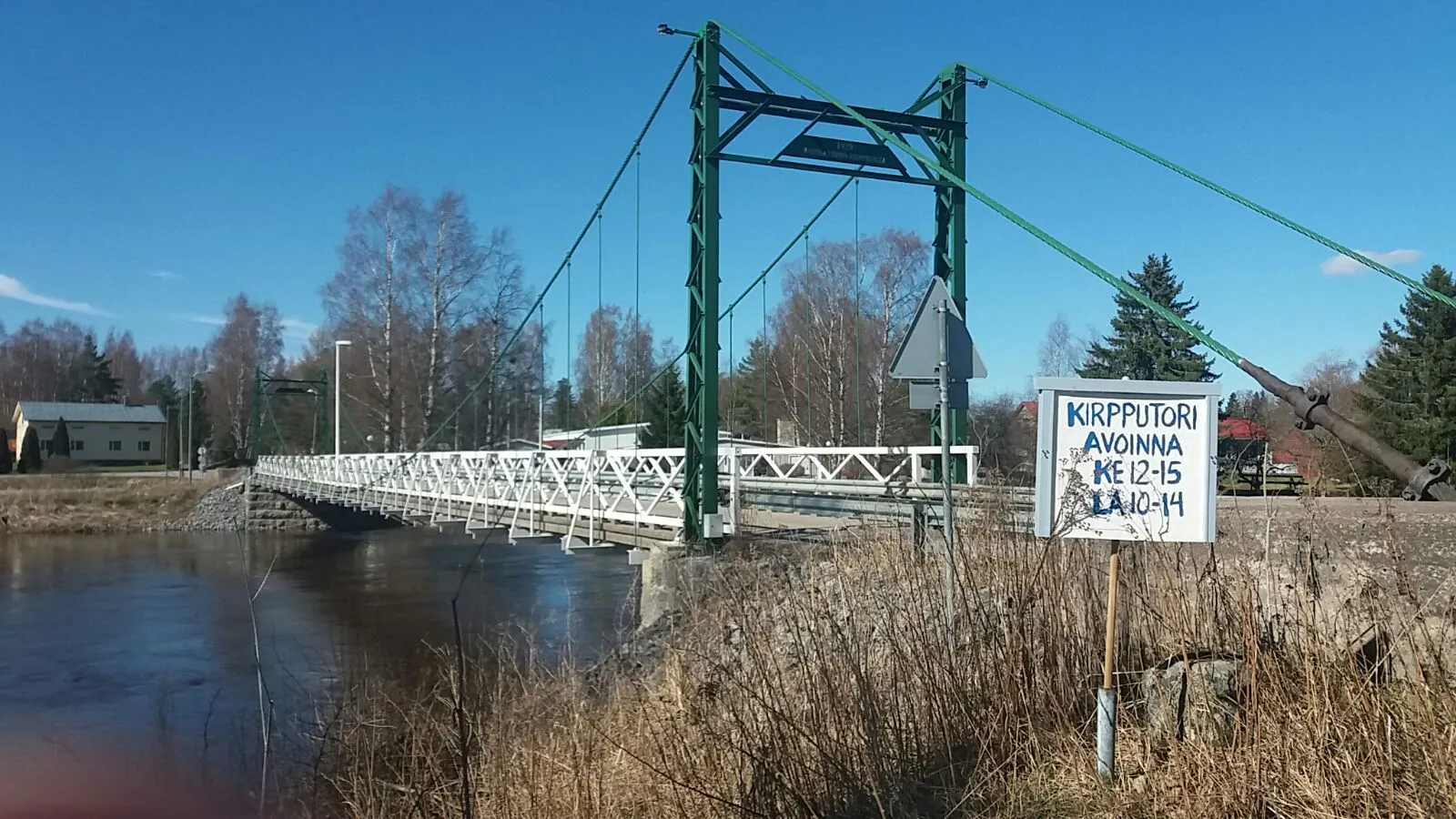 Photo showing: Cable-stayed bridge in Merikaarto, Finland 2018.