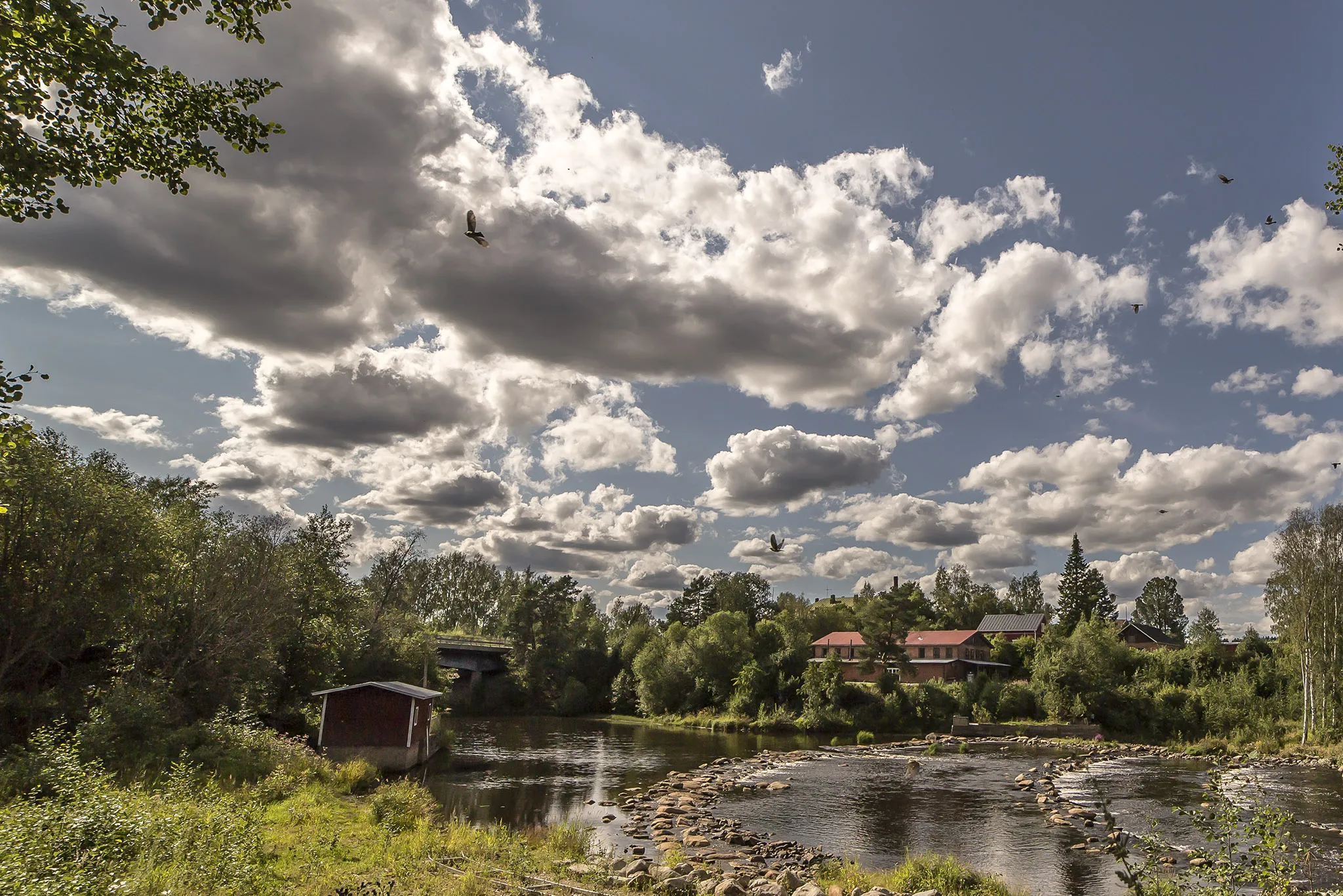 Photo showing: Kyrönjokea Kurikassa.