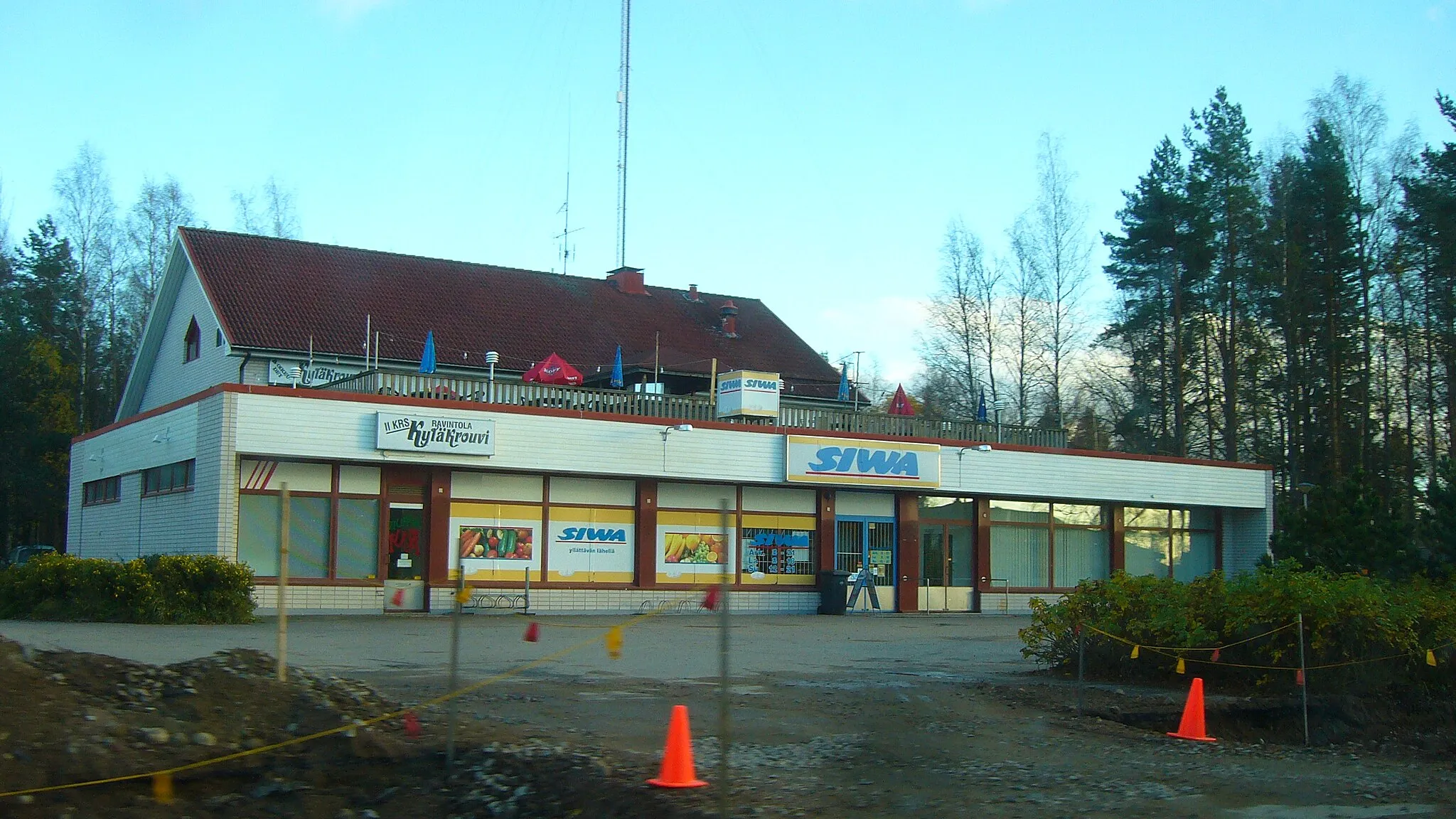 Photo showing: Supermarket "Siwa" in Karvia, Finland.