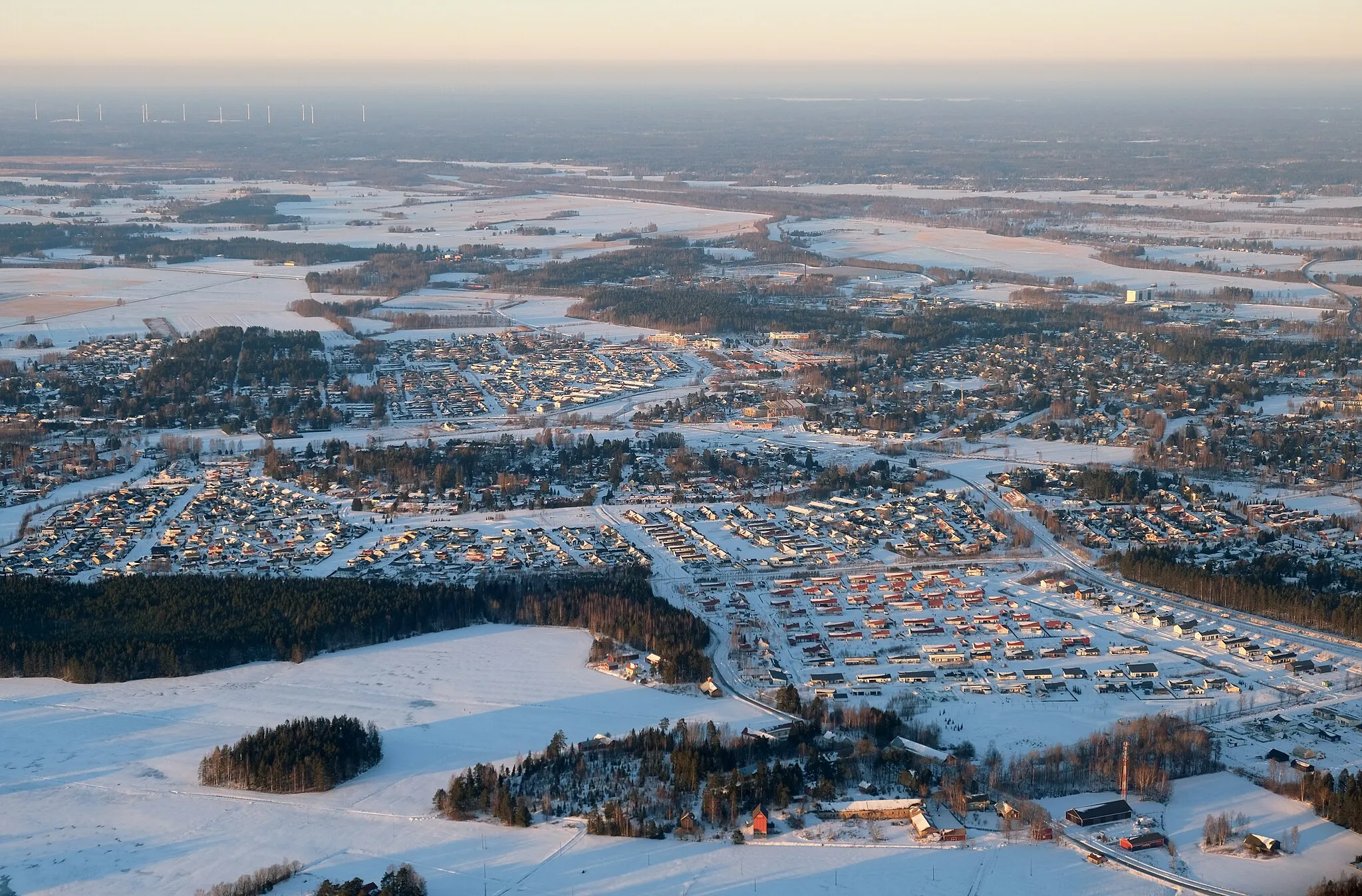 Photo showing: Aerial view of Pori.