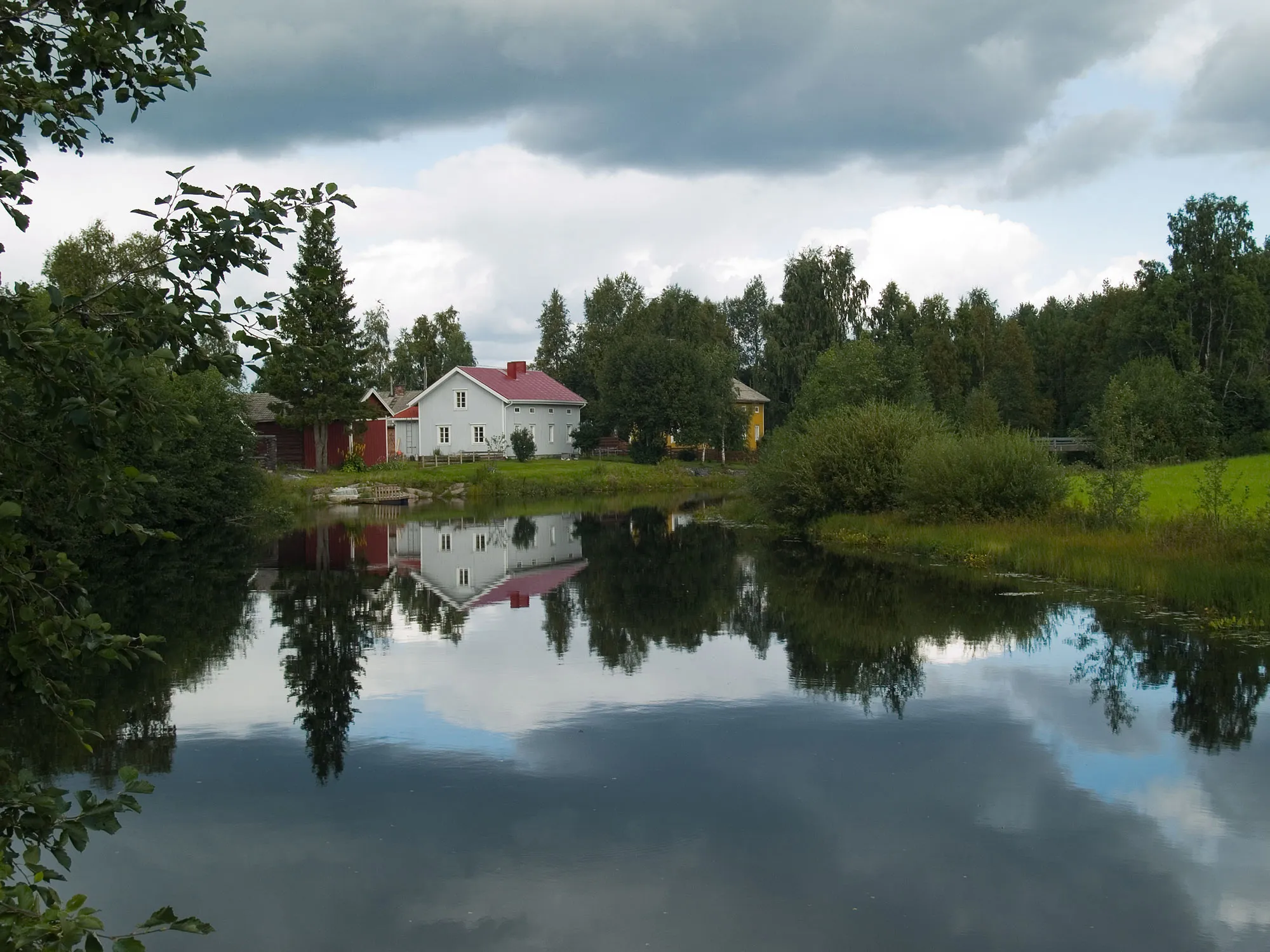Photo showing: Kihnianjoki at Kalakoski, Peraseinajoki, Seinajoki.