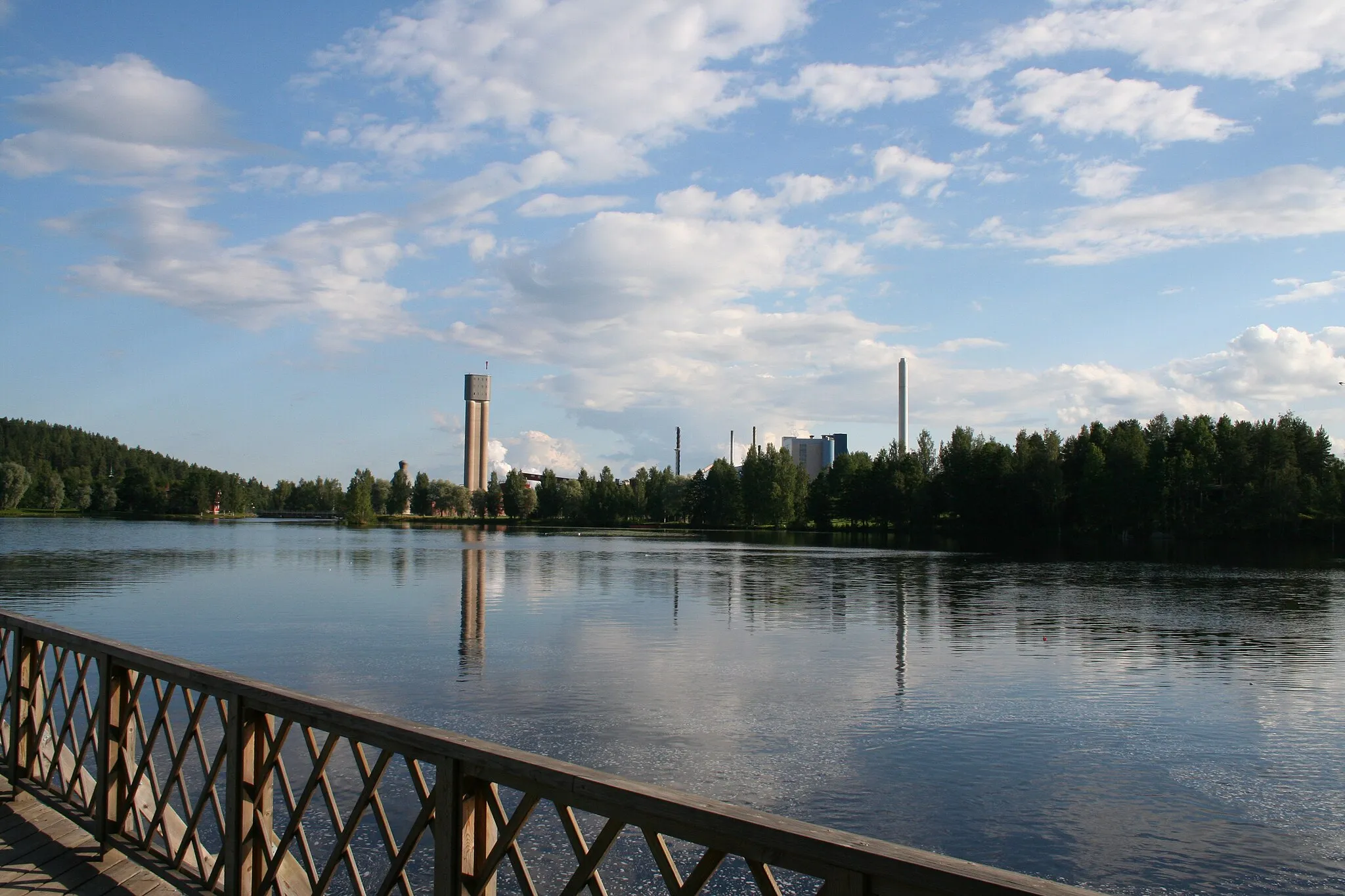 Photo showing: Jämsänkoski paper mill in Finland