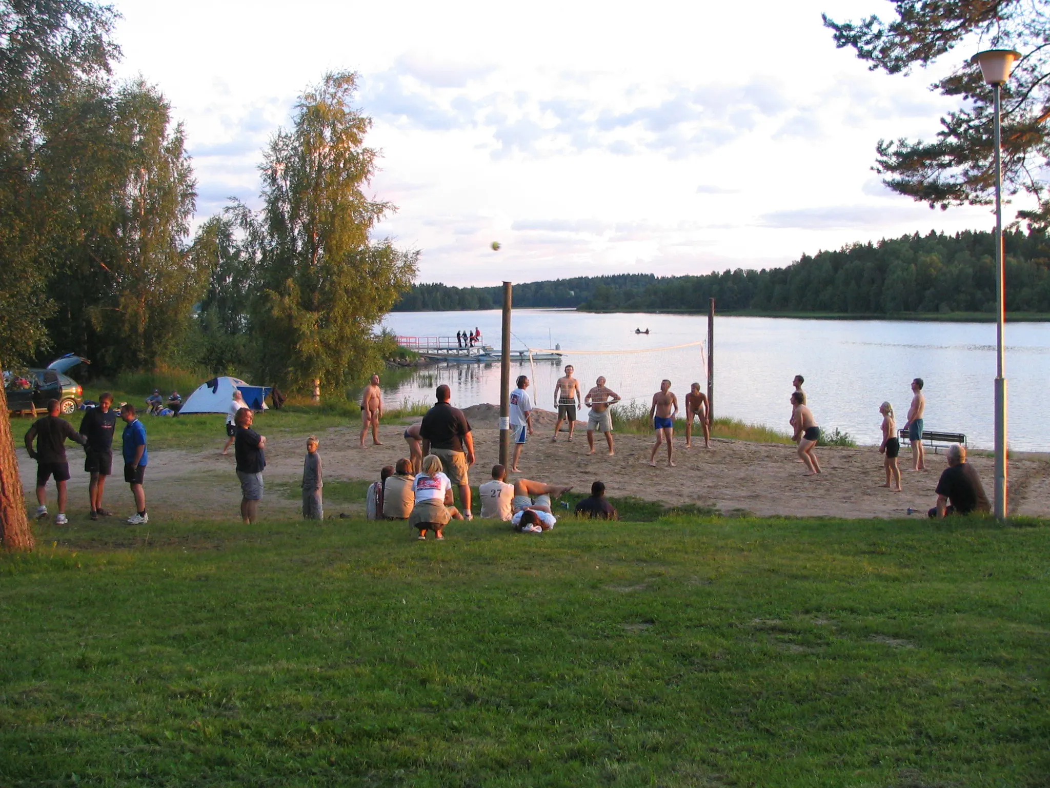 Photo showing: A beach at Camping Nyyssänniemi in Keuruu, Finland.