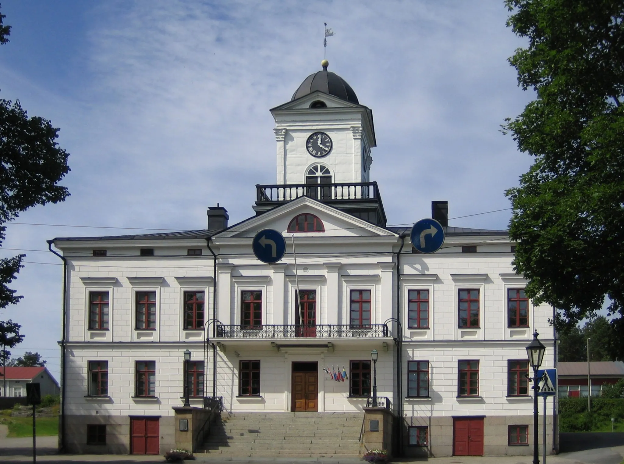 Photo showing: Kristinestad Town hall in Kristinestad, Finland