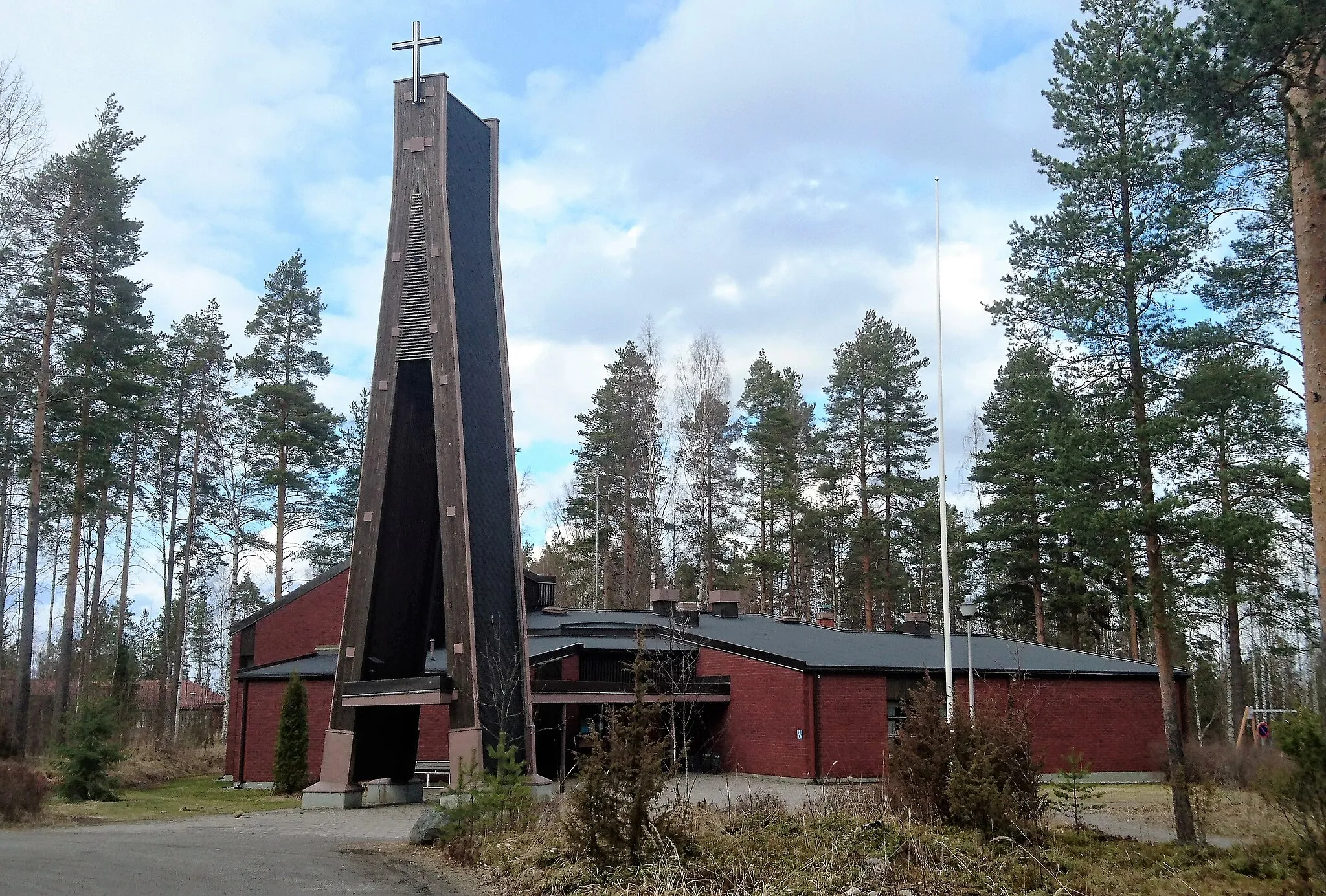 Photo showing: Lievestuore Church in Lievestuore district, Laukaa, Finland.
