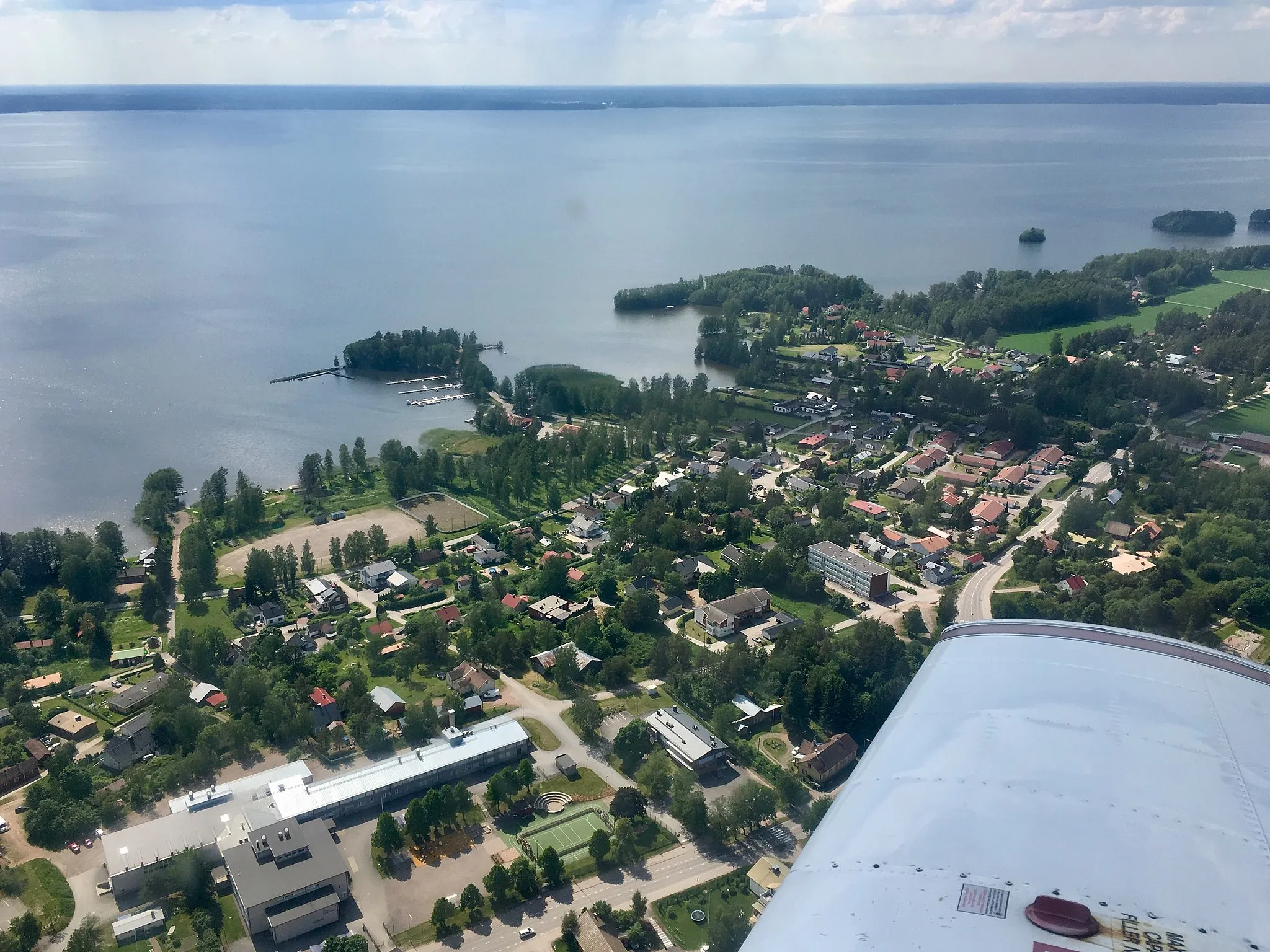 Photo showing: Säkylää pienlentokoneesta nähtynä.