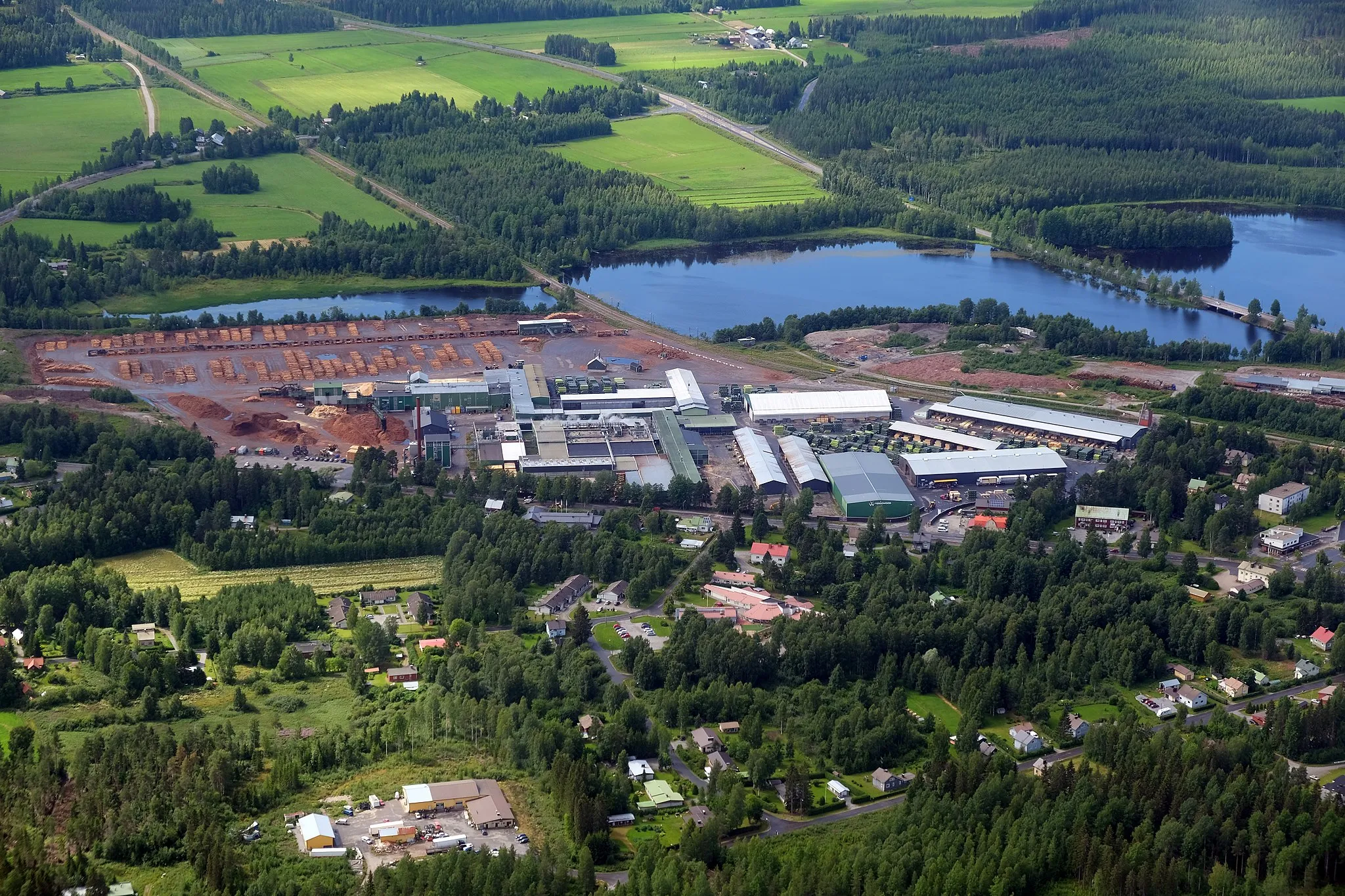 Photo showing: Hankasalmi railway station