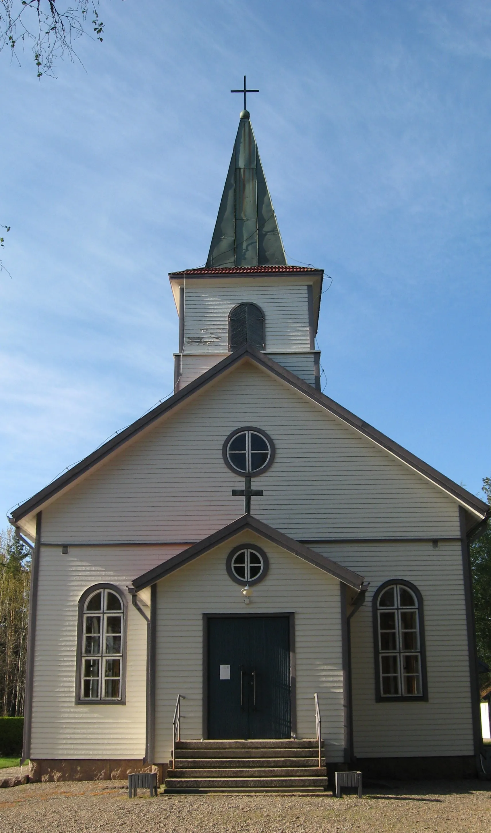 Photo showing: Kauhajärvi church in Kauhajärvi village, Kauhajoki, Finland.
