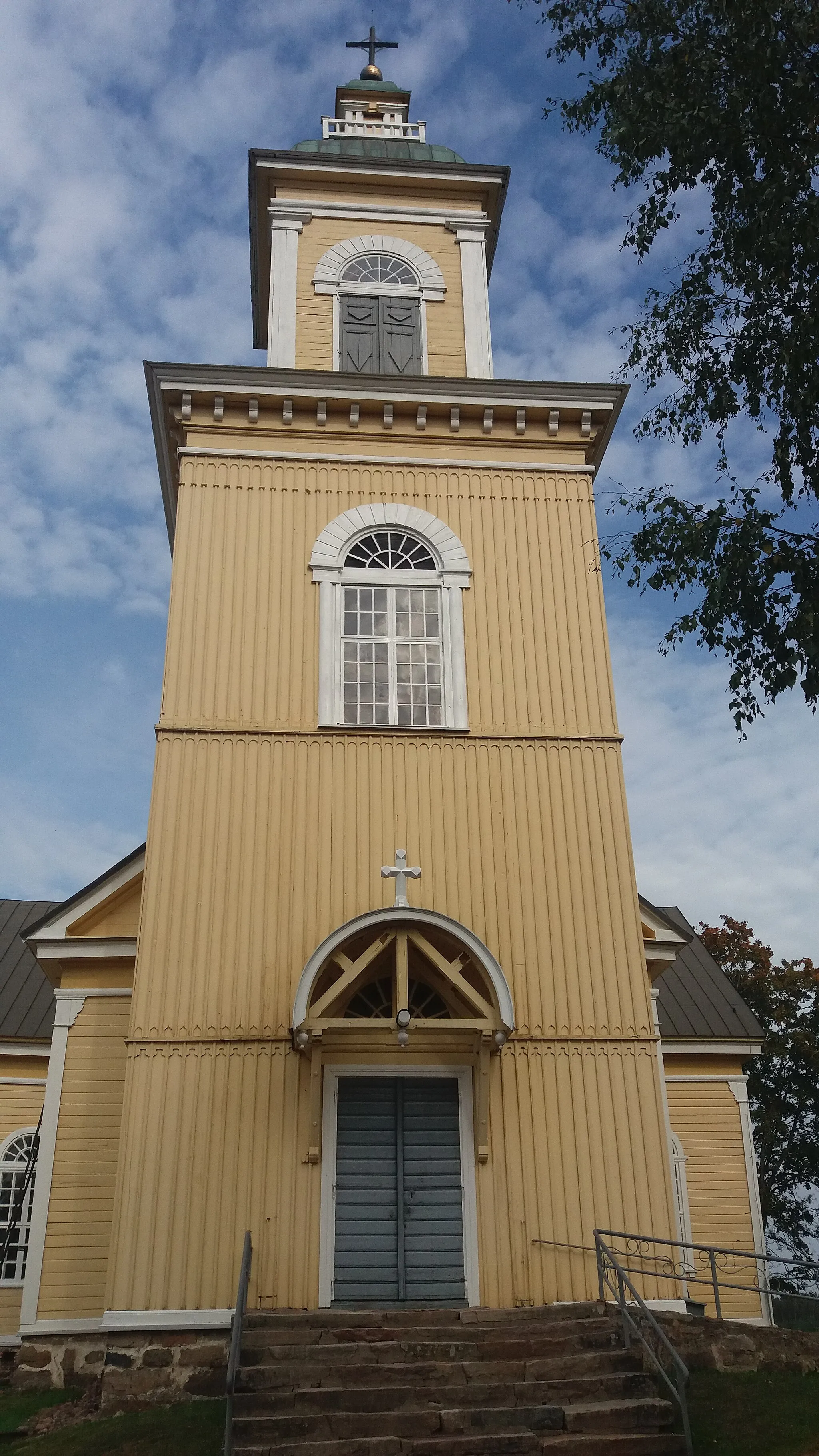 Photo showing: This is a photo of a monument in Finland identified by the ID 'Kiukainen Church' (Q18662924)