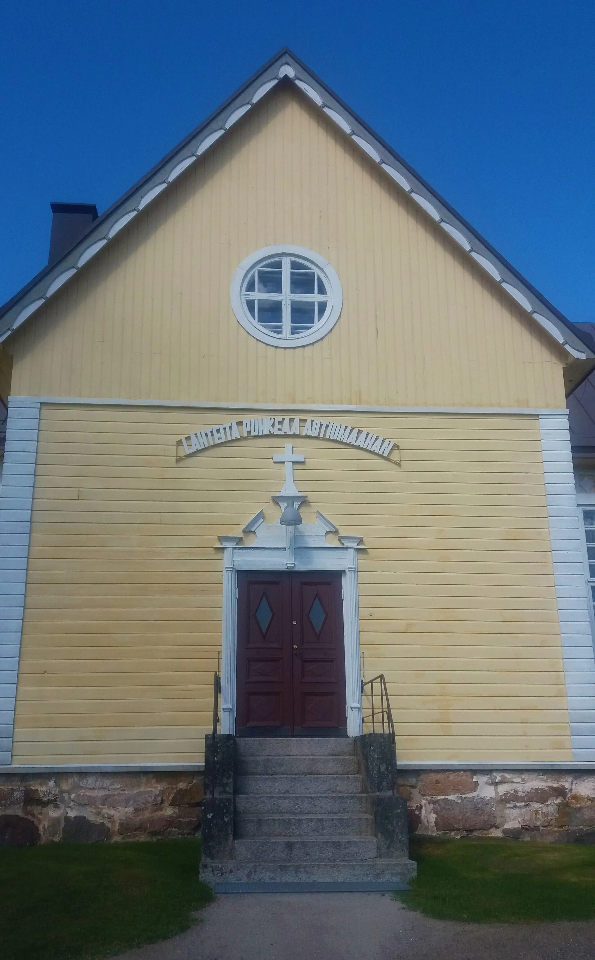 Photo showing: Hinnerjoki Church, Eura, Finland.