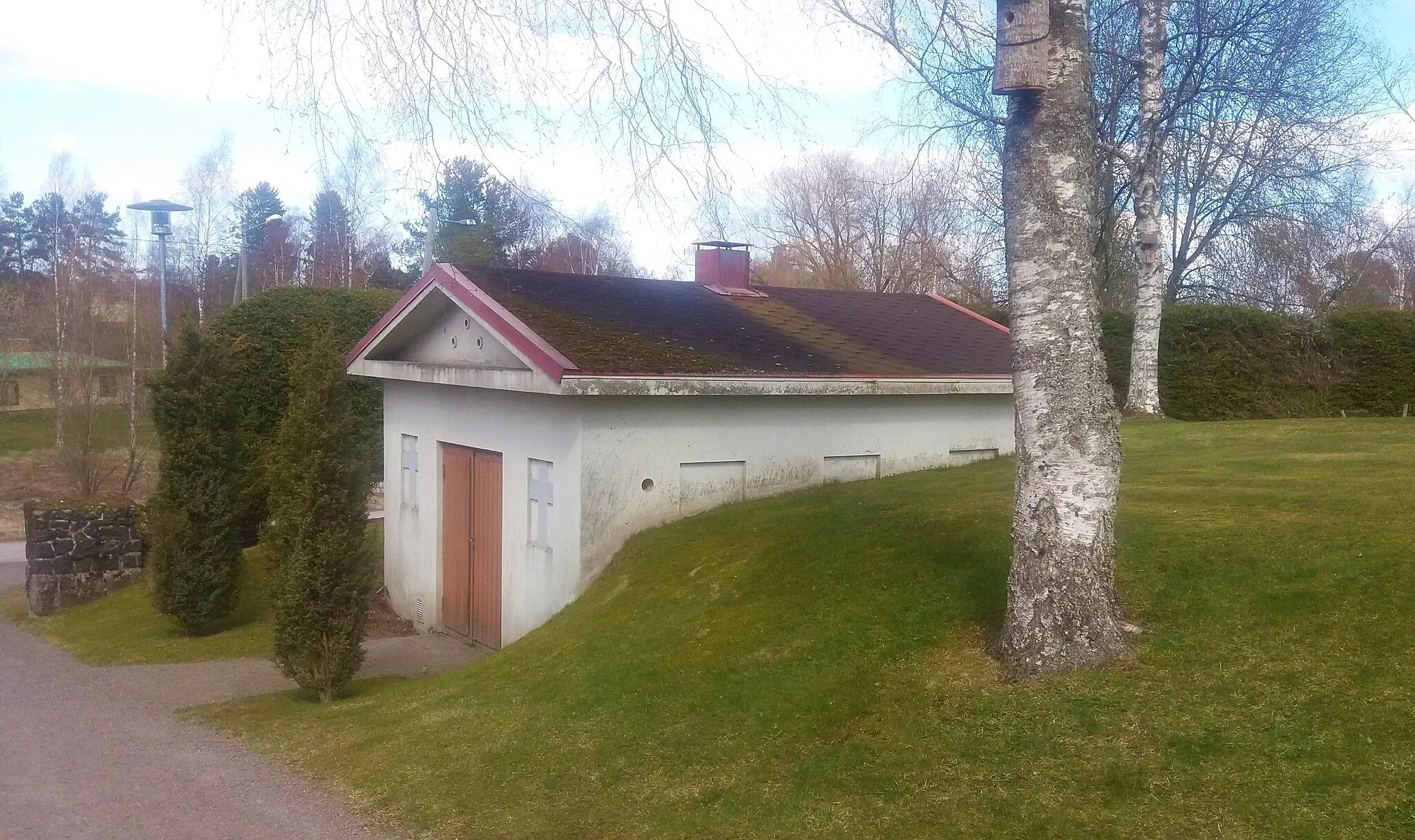 Photo showing: A morgue at the Hinnerjoki churchyard, Eura, Finland.