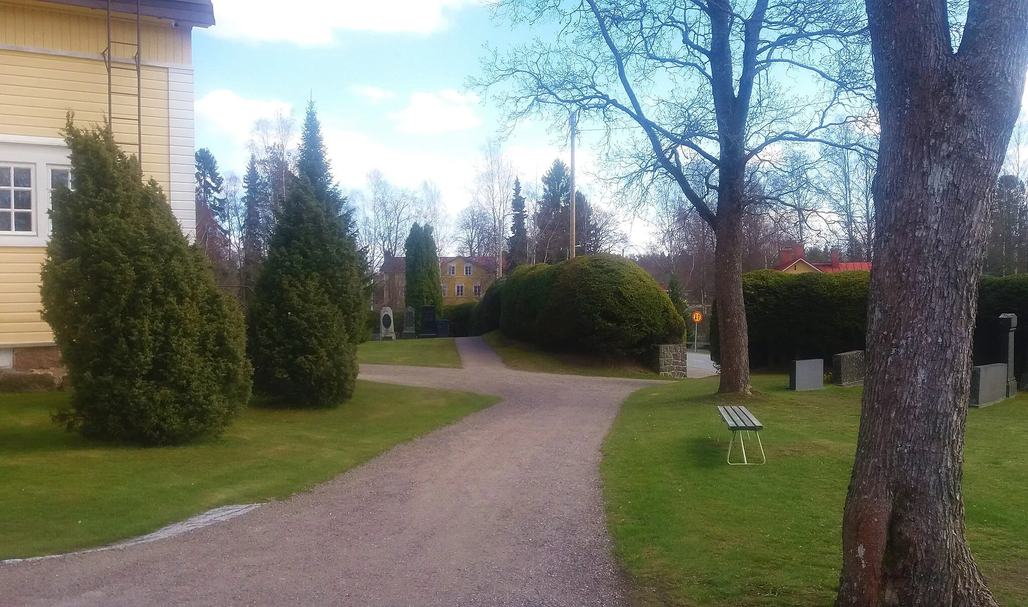 Photo showing: Hinnerjoki churchyard, Eura, Finland.