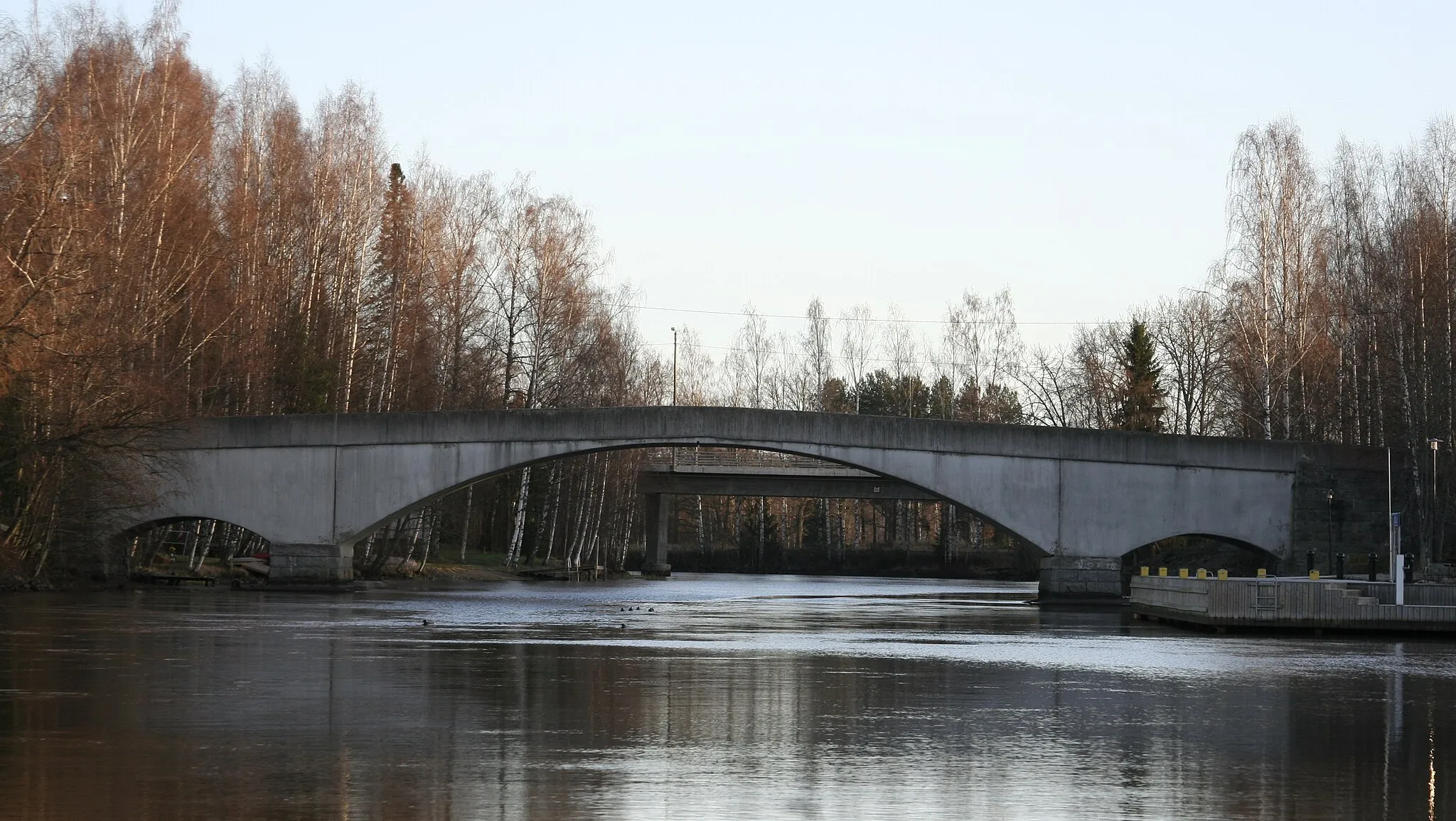 Photo showing: Mierola museum bridge, Mierola, Hattula, Finland. This concrete bridge was completed in 1919.