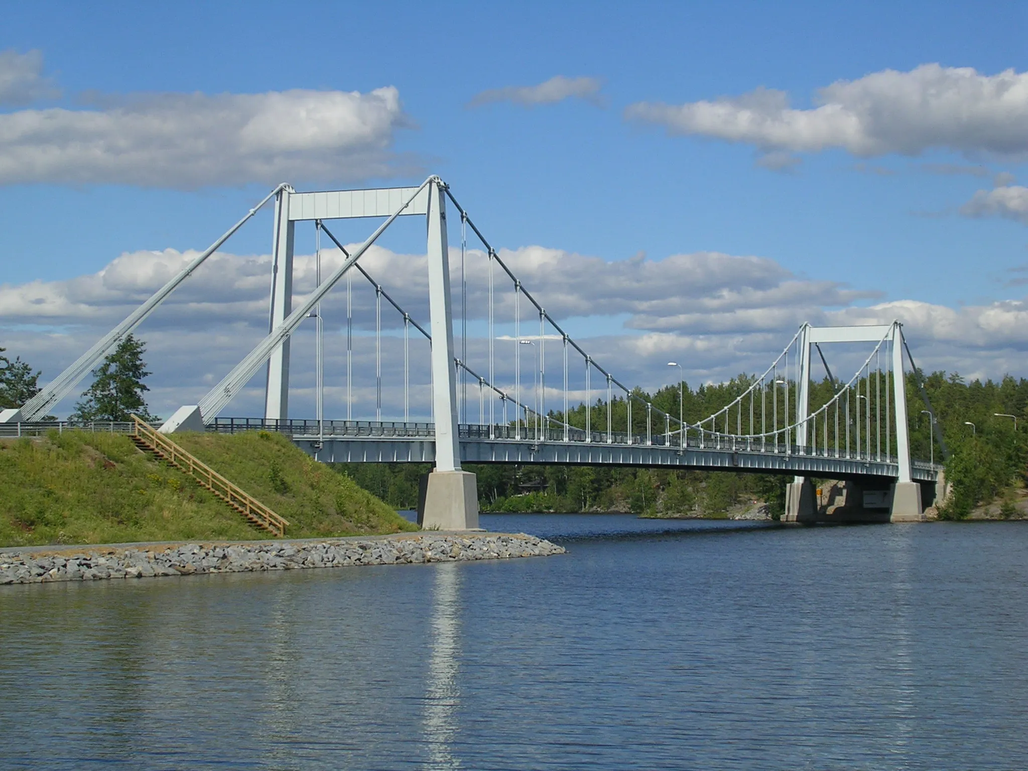 Photo showing: Sääksmäki bridge in Valkeakoski, Finland