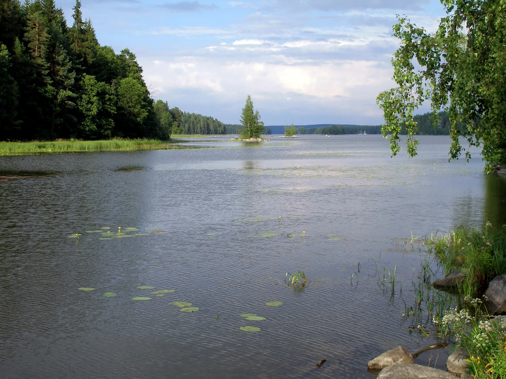 Photo showing: Lake Mallasvesi in Valkeakoski, Finland