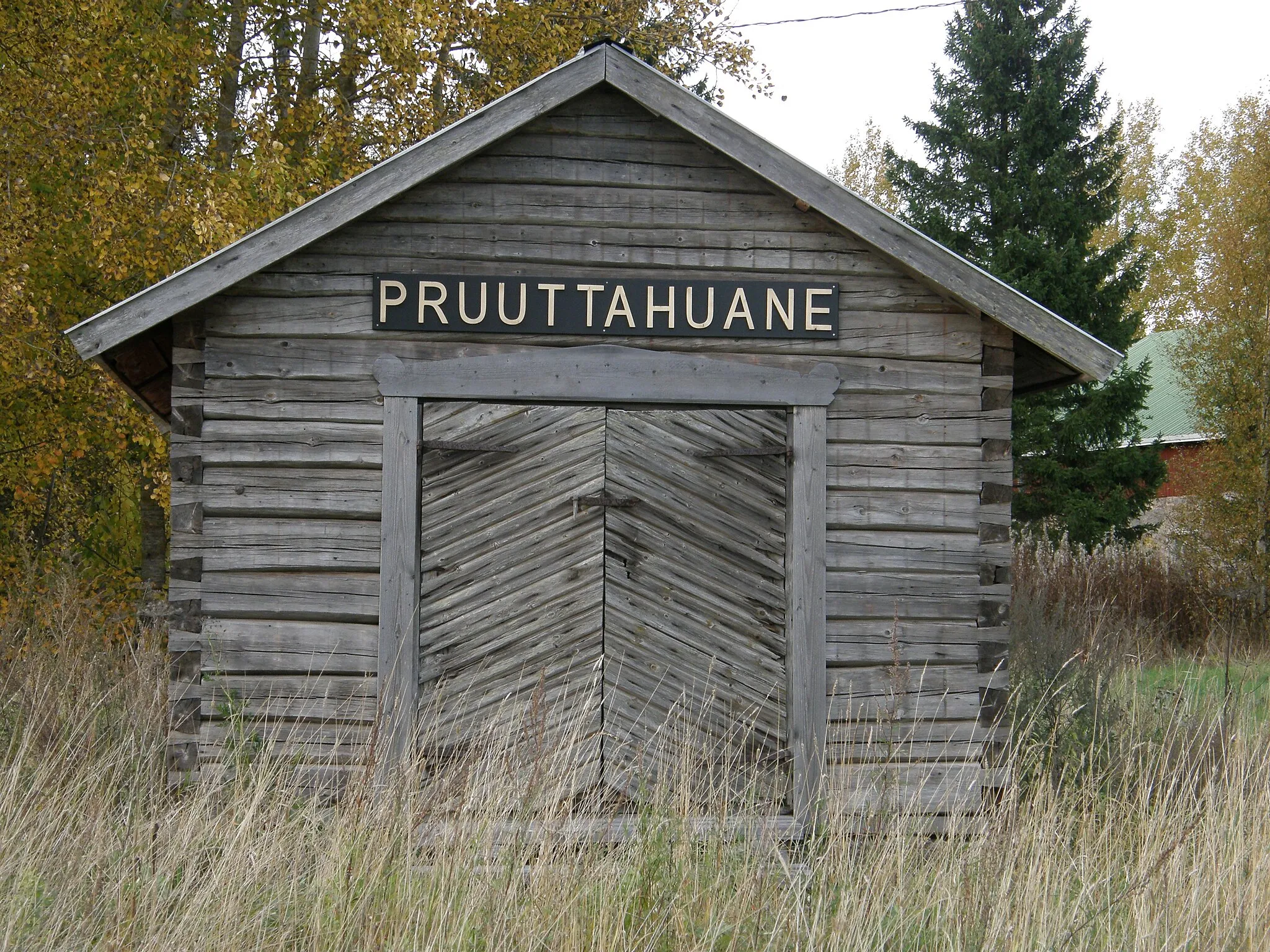 Photo showing: Old cottage for fire equipments in Eura Finland