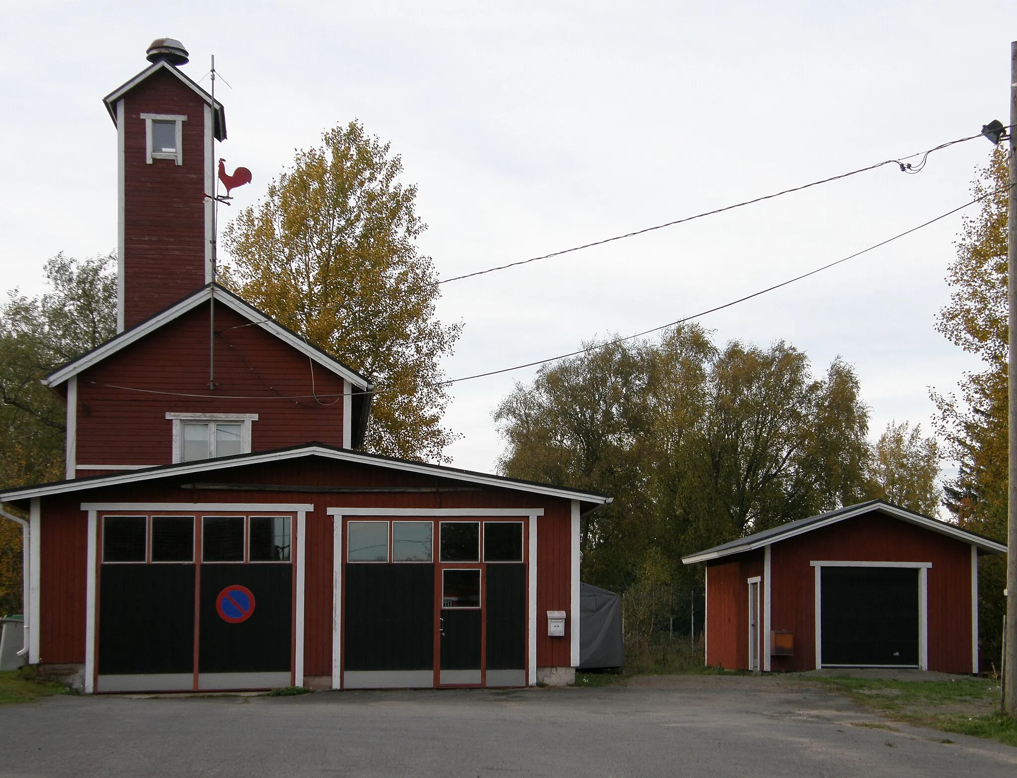 Photo showing: The Fire Station in western Eura, Finland