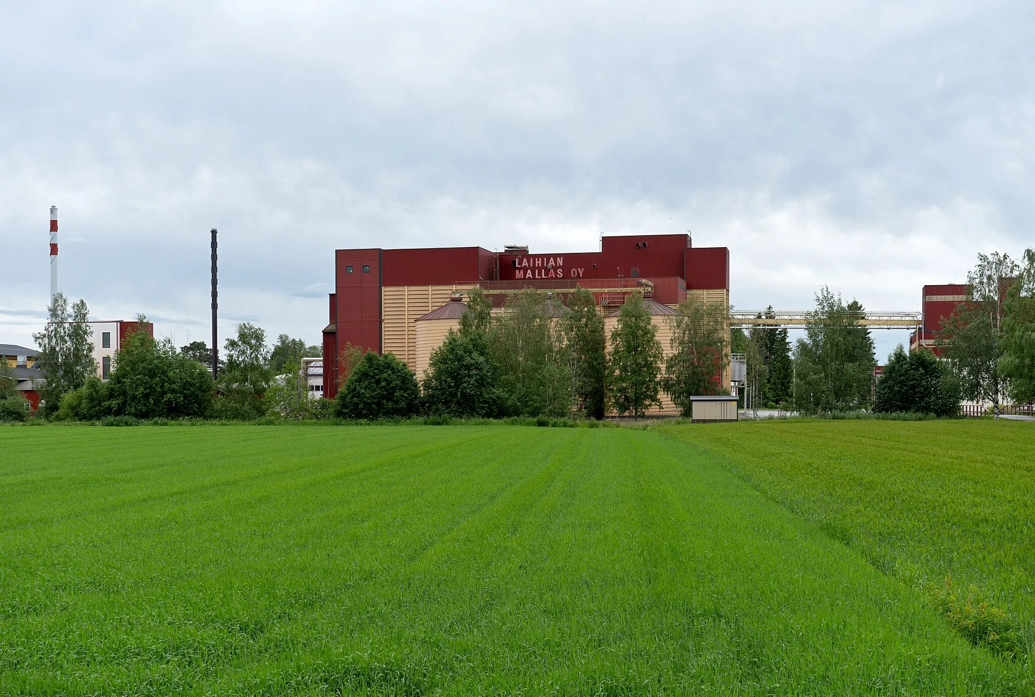 Photo showing: Laihian Mallas factory in Laihia, Finland.