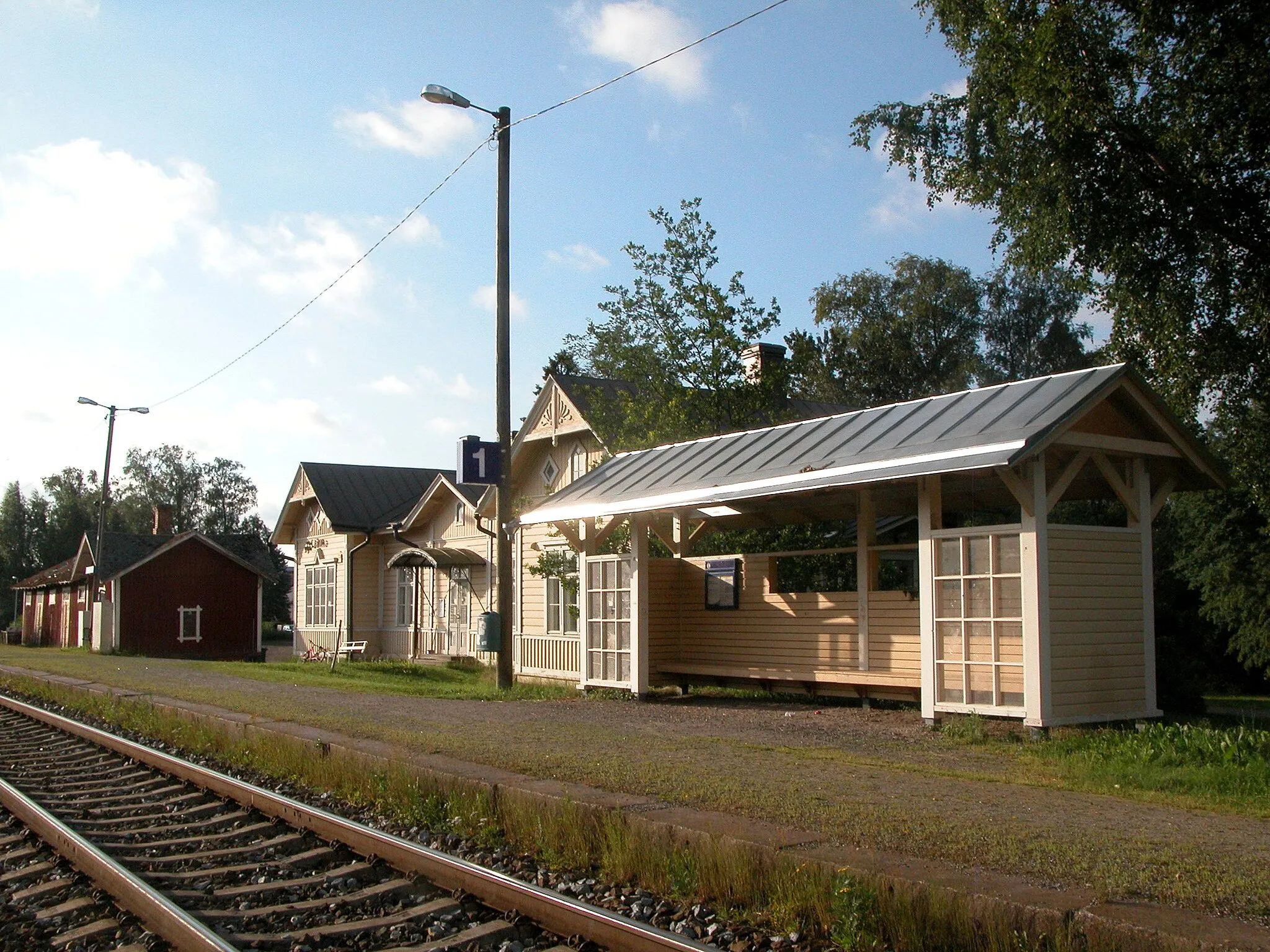 Photo showing: Laihia railway station in July 2010.