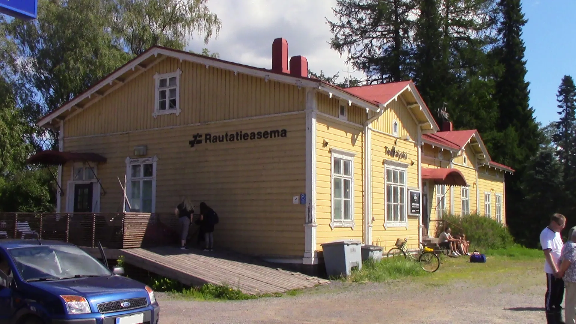 Photo showing: Tervajoki railway station in Isokyrö, Finland. The building is under a private ownership in nowadays.