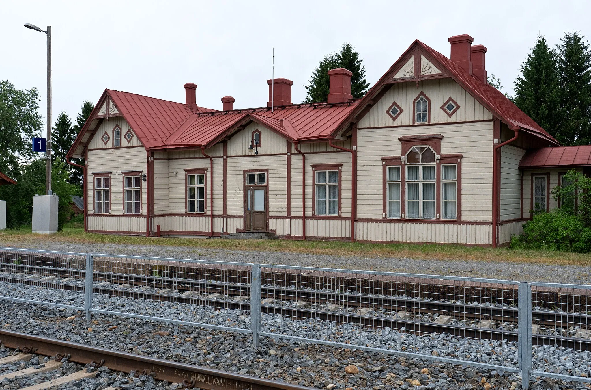 Photo showing: Isokyrö railway station in Isokyrö, Finland.