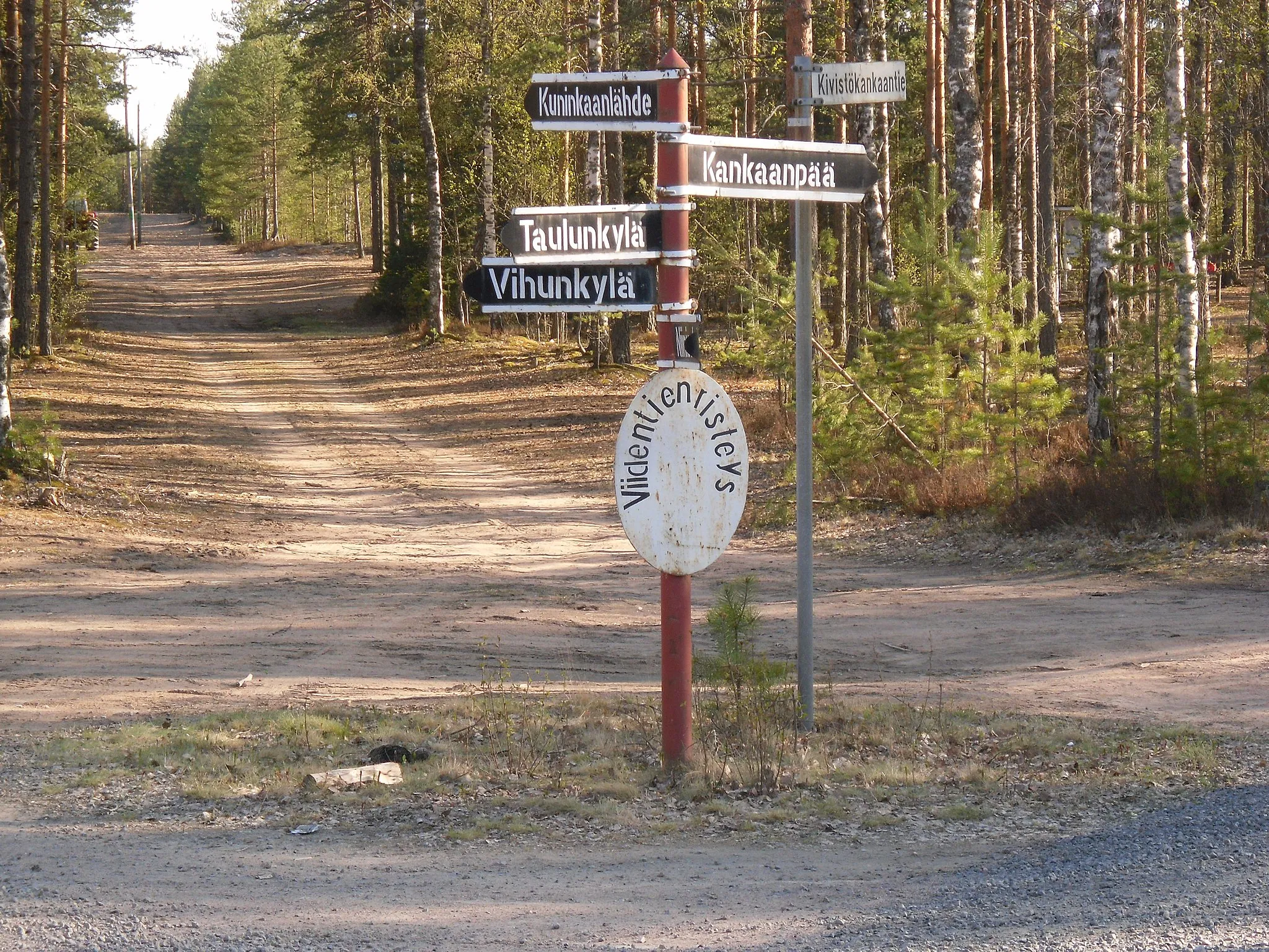 Photo showing: Old junction at Hämeenkangas