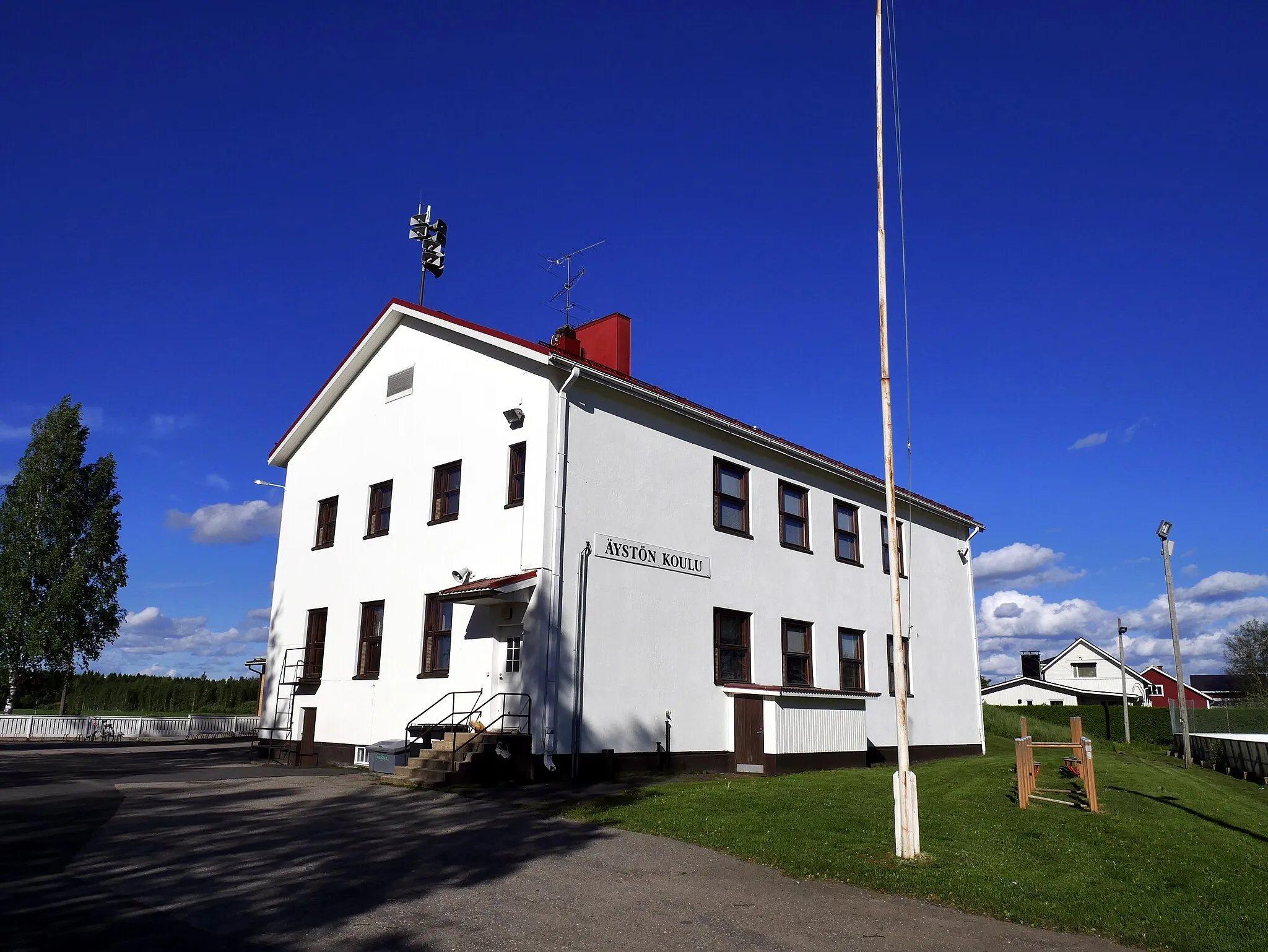 Photo showing: Äystön koulu Teuvalla.