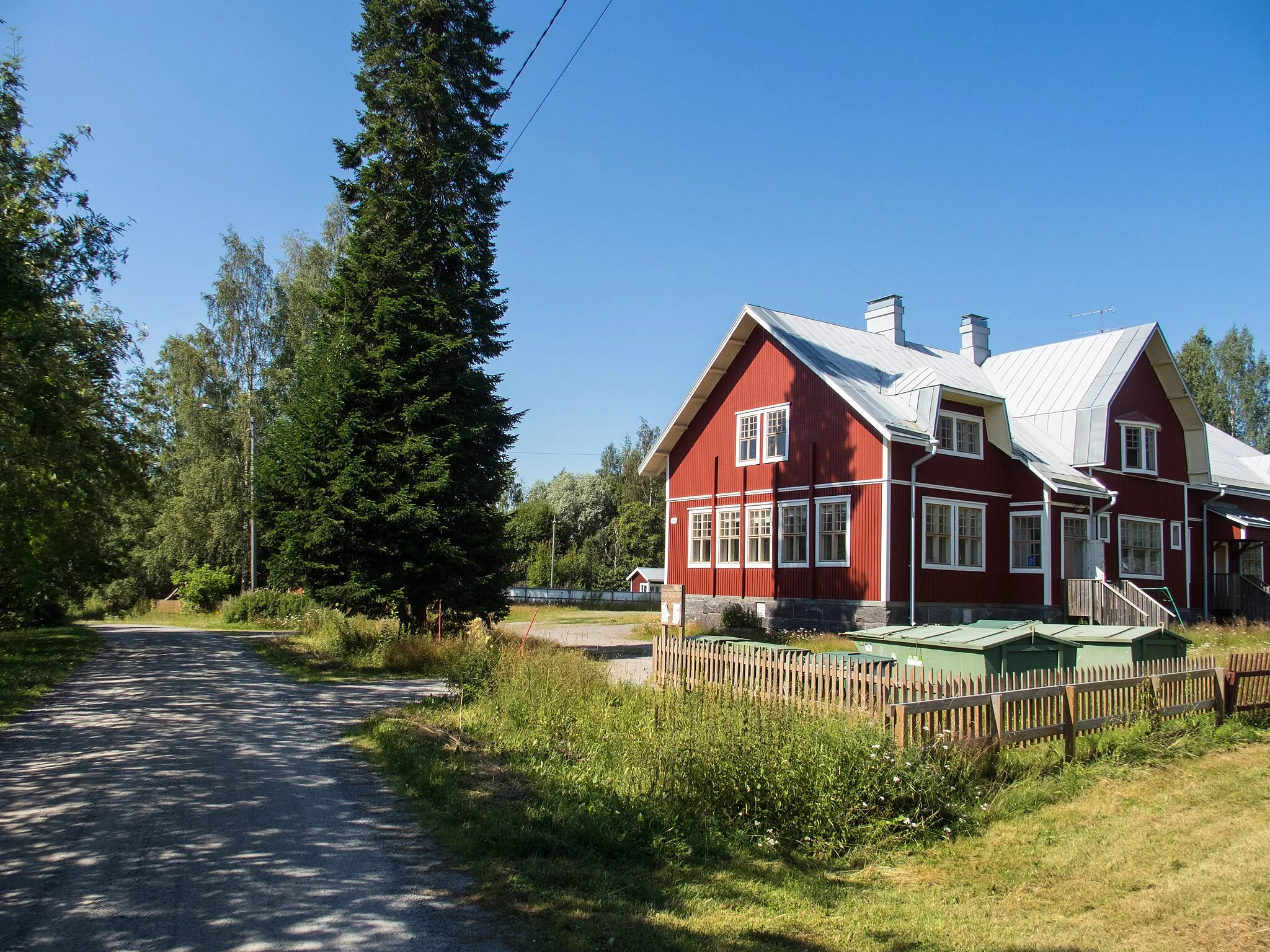 Photo showing: School in Palus village, Ulvila, Finland