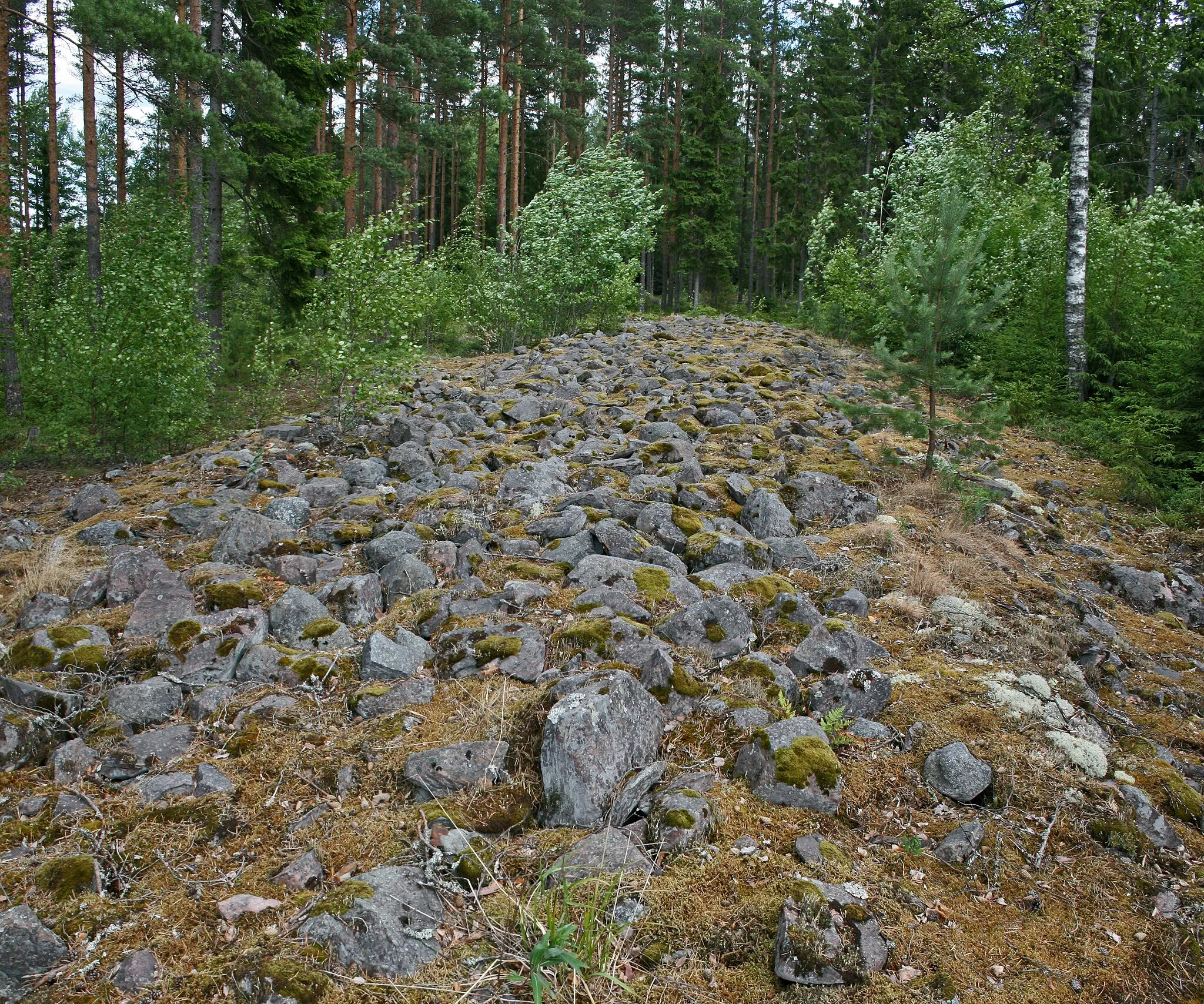 Photo showing: Cairn from Nakkila Finland, age: middle bronze age, Montelius period II-III, ca. 1500-1400 BCE